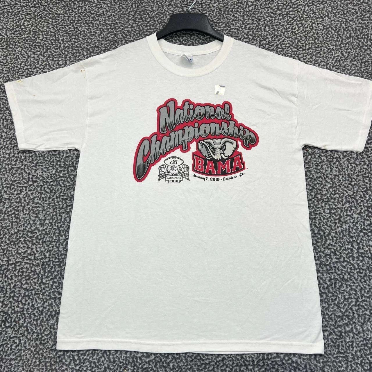 Gildan Alabama Crimson Tide Shirt Men L Short Sleeve Crew Neck Size US L / EU 52-54 / 3 - 1 Thumbnail