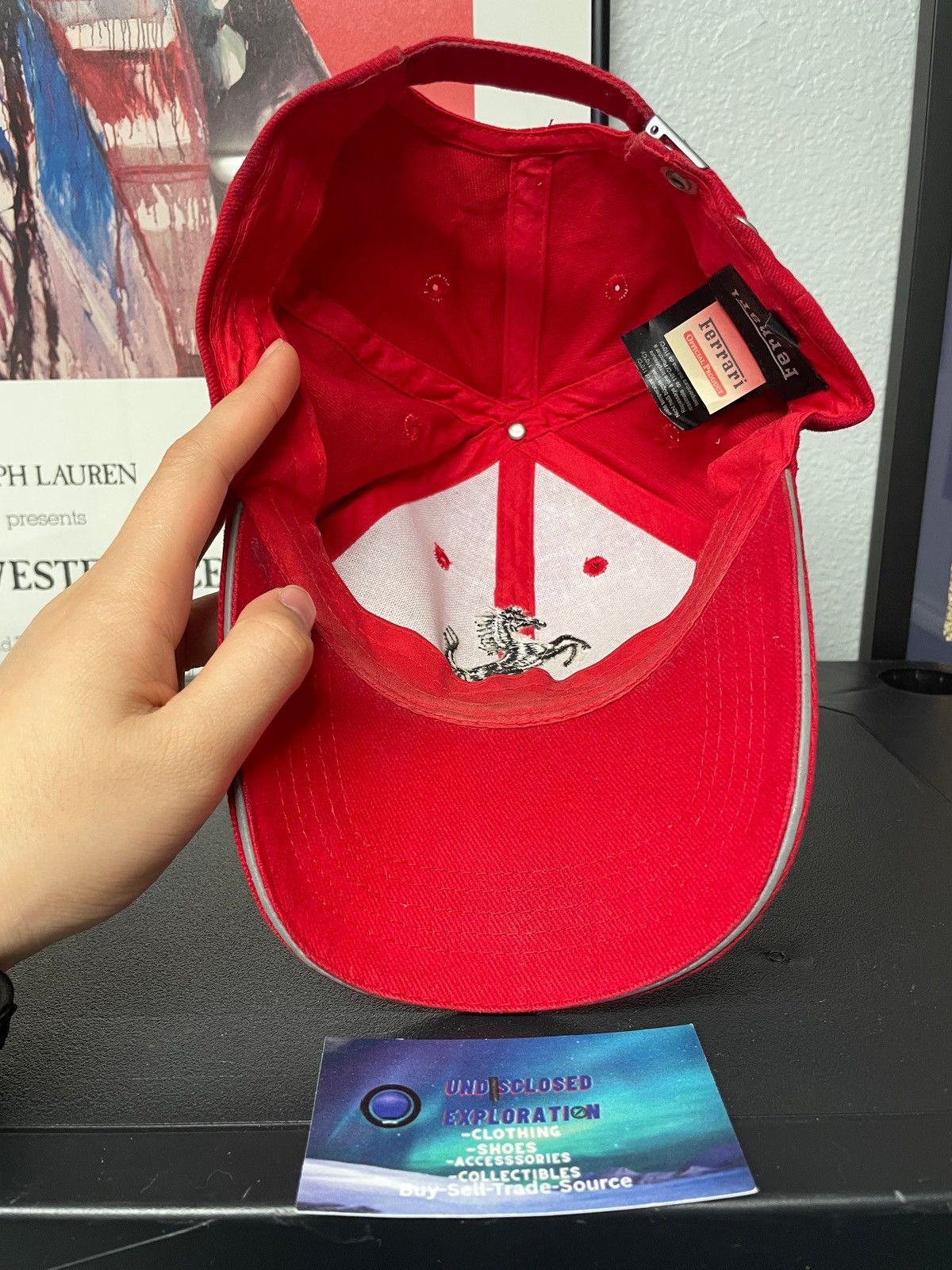 Ferrari Vintage Ferrari red horse hat Size ONE SIZE - 5 Thumbnail