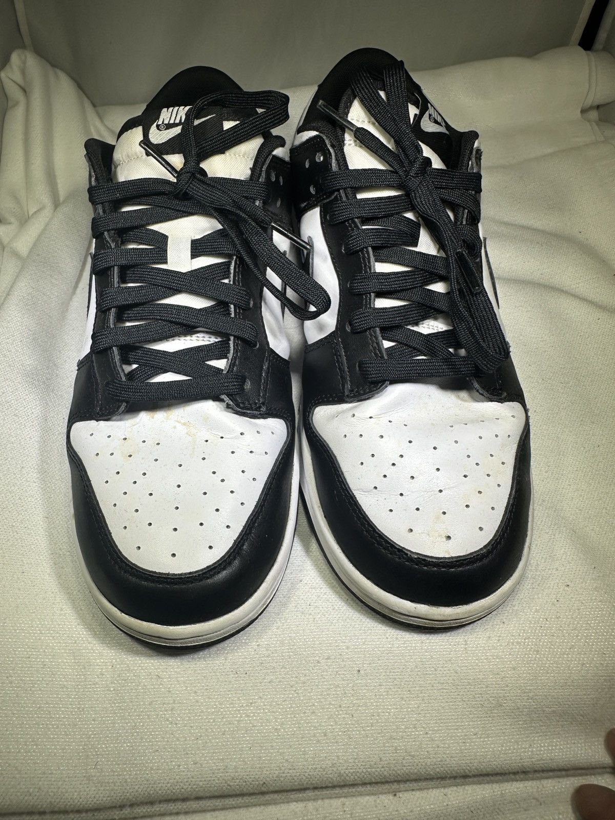 Nike Nike Dunk Low Black White Panda Great Shape Men's 11 Size US 11 / EU 44 - 2 Thumbnail