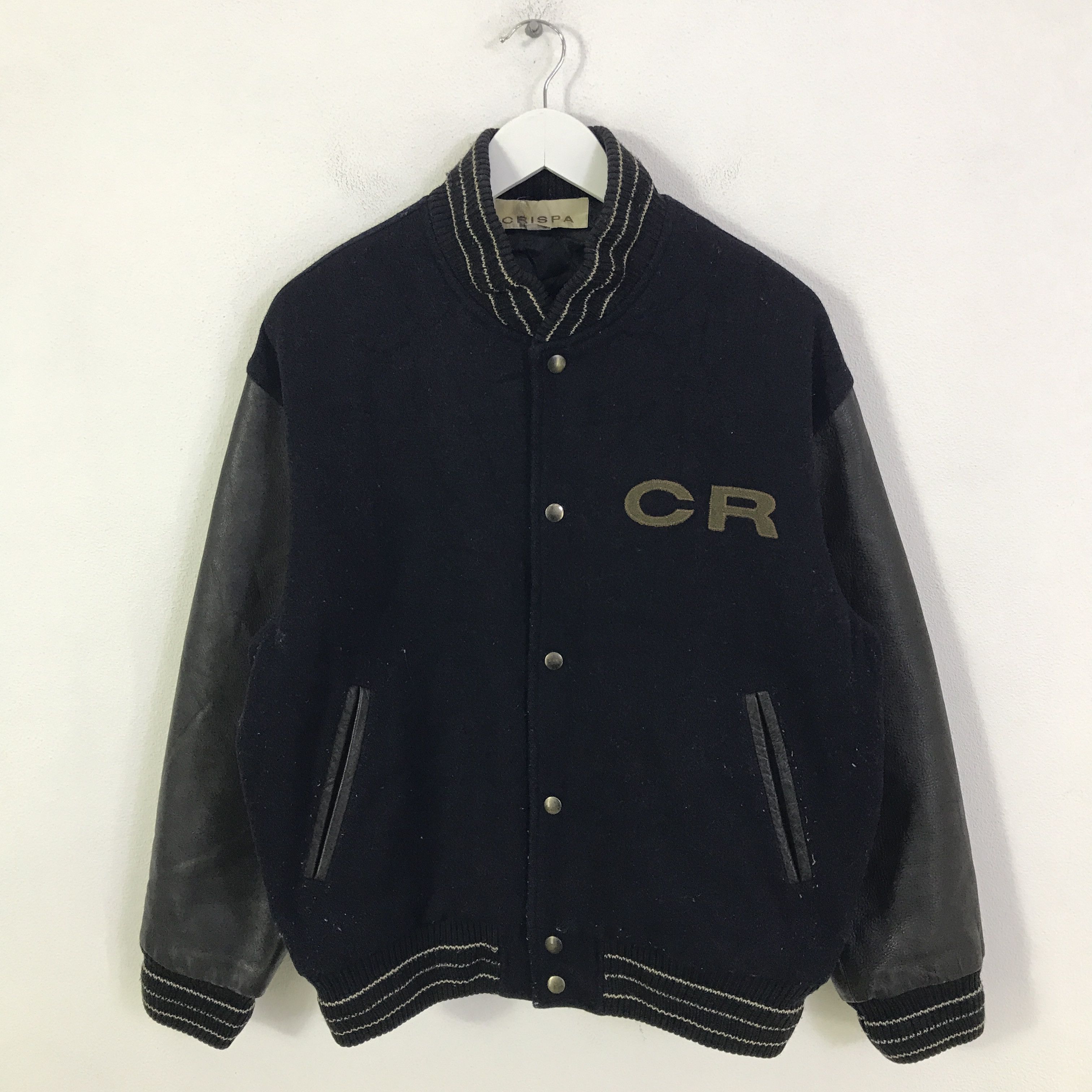 Japanese Brand Vintage crispa Snap button Varsity jacket K123B12 Size US M / EU 48-50 / 2 - 3 Thumbnail