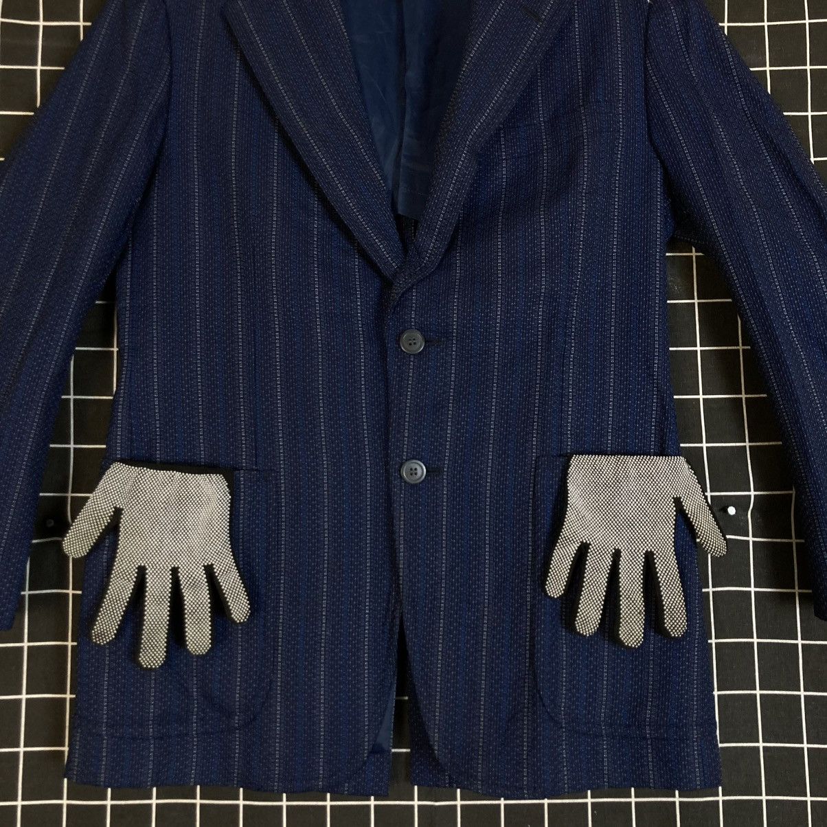 Johnbull VINTAGE JOHNBULL STRIPES WOOL BLAZER Size US M / EU 48-50 / 2 - 5 Thumbnail