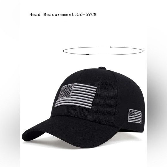 Other Men Flag Embroidered Baseball Cap Size ONE SIZE - 5 Thumbnail