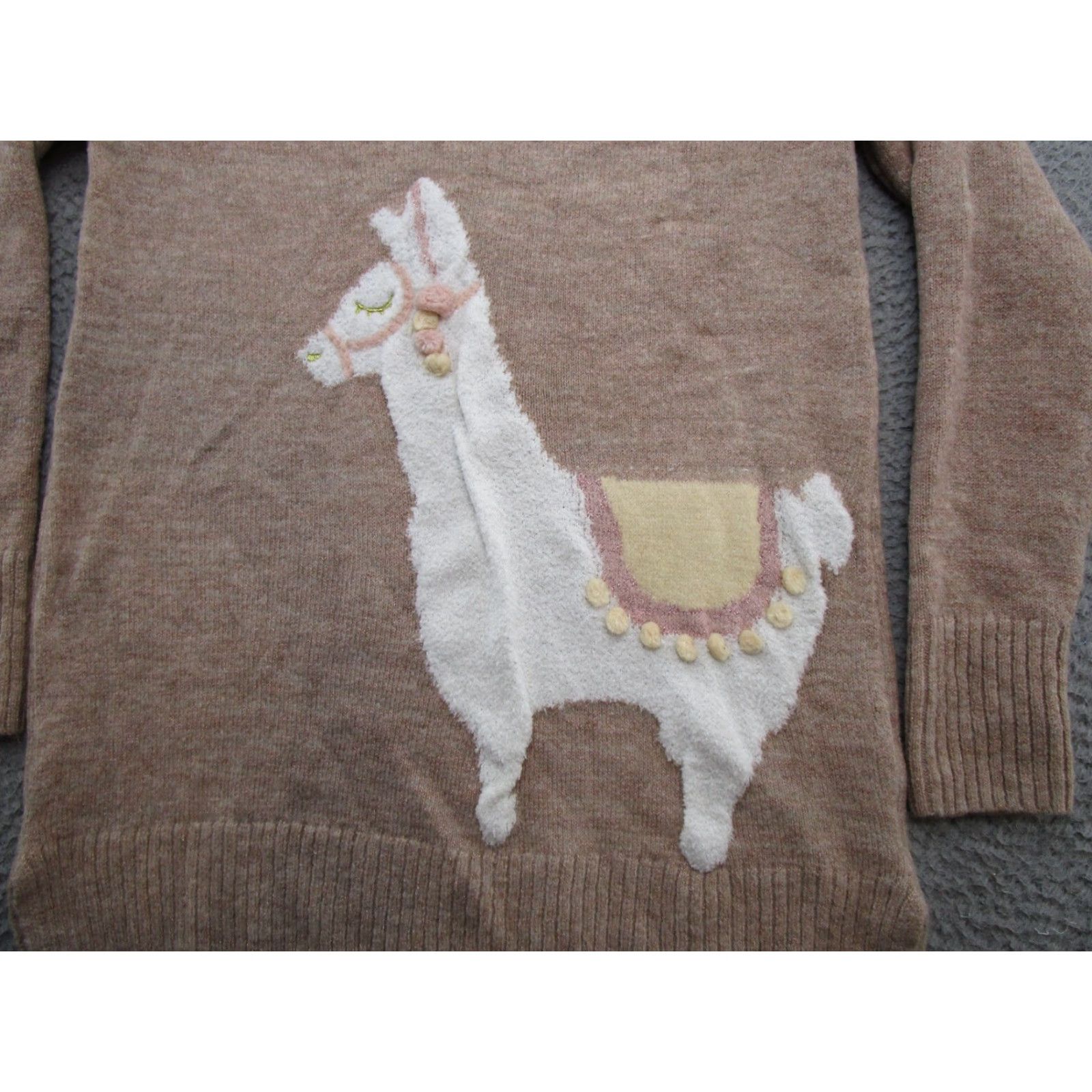 Lauren Conrad Lauren Conrad Llama Knit Pullover Beige Sweater Soft Women's Size S Size S / US 4 / IT 40 - 2 Thumbnail