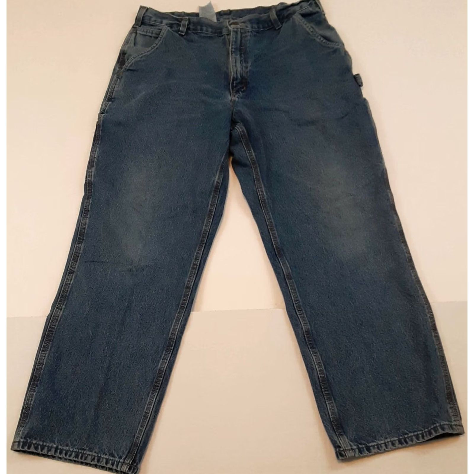 Carhartt VINTAGE Carhartt Jeans Work Blue Bootcut Mens 36x30 90s Blue Regular Mens Size US 36 / EU 52 - 2 Thumbnail