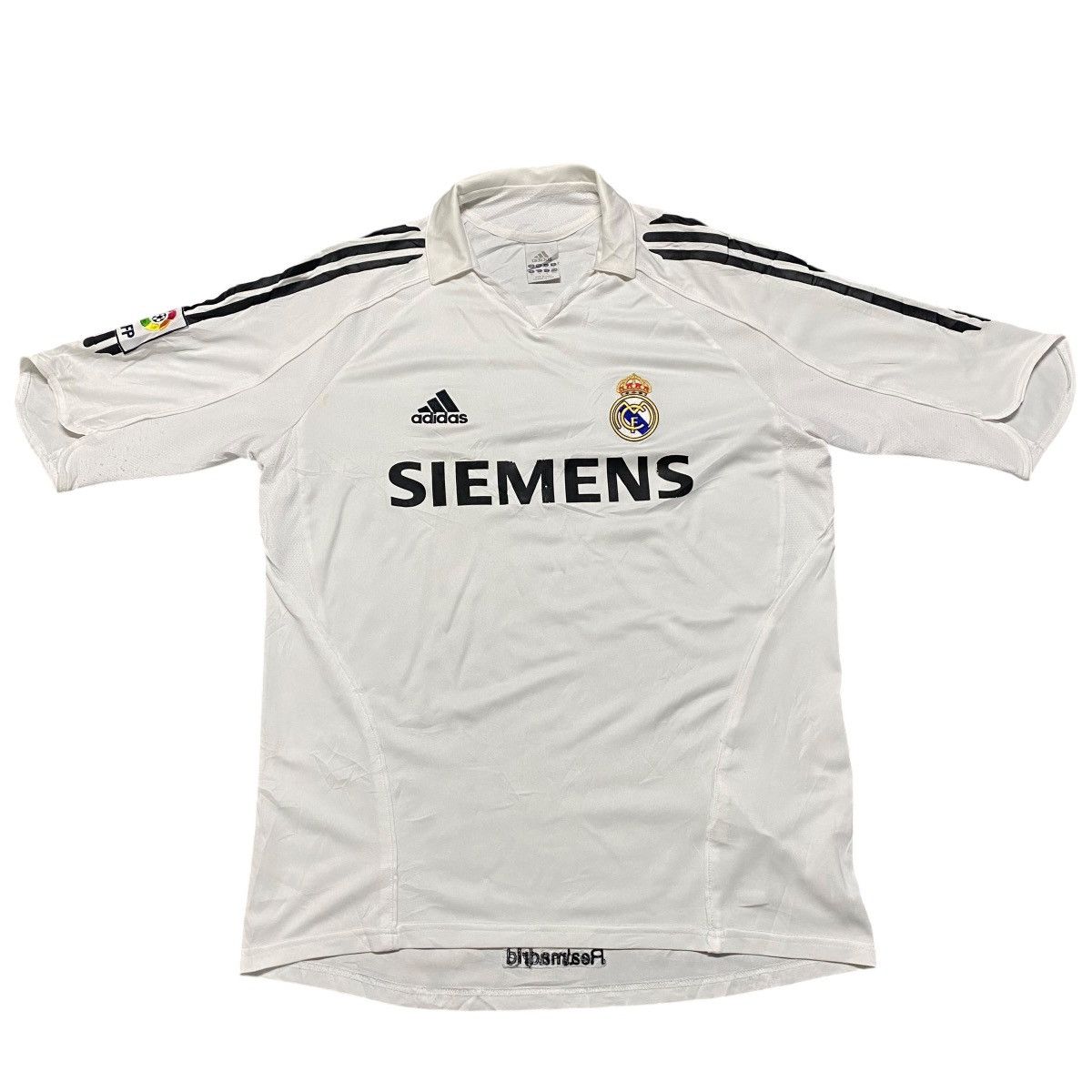 Adidas Vintage Raul Gonzalez Jersey Real Madrid Home 2005 Size US M / EU 48-50 / 2 - 2 Thumbnail