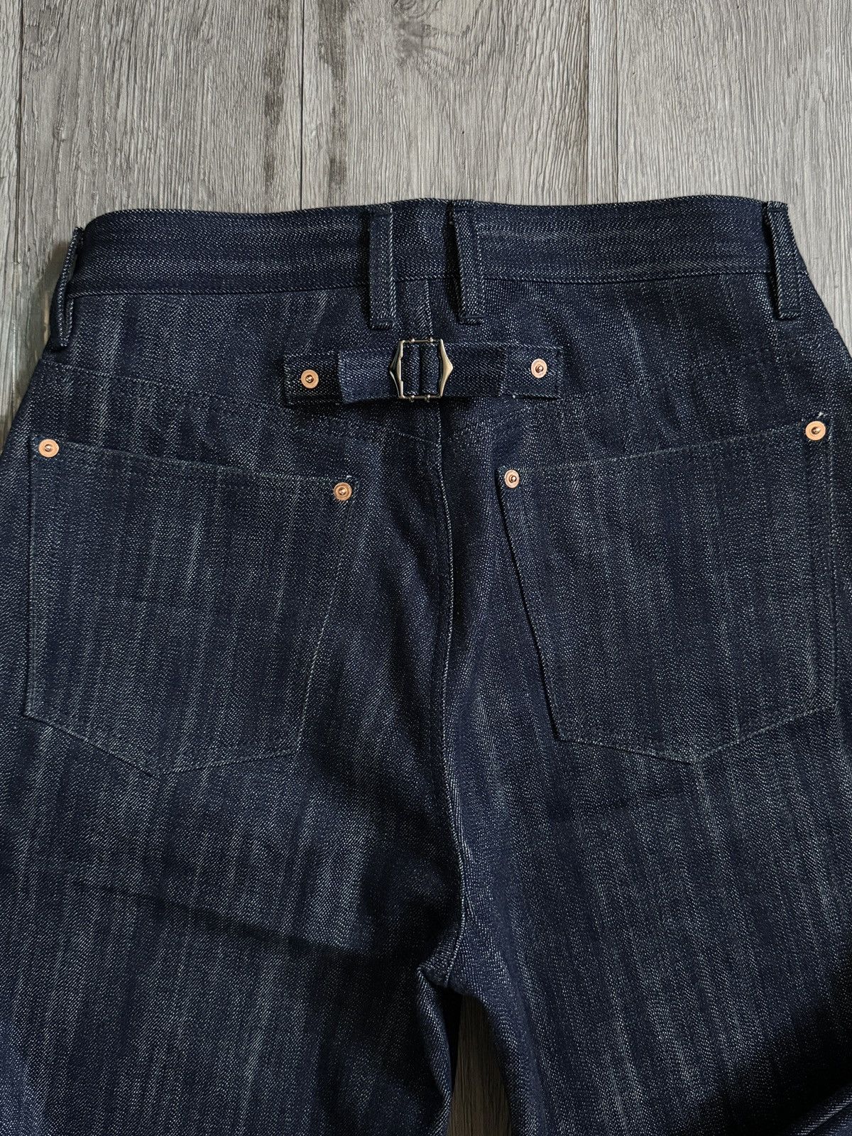 Acne Studios DOOF.YOUTH 16oz BLUE INDIGO RAW SELVEDGE DENIM Size US 32 / EU 48 - 7 Thumbnail