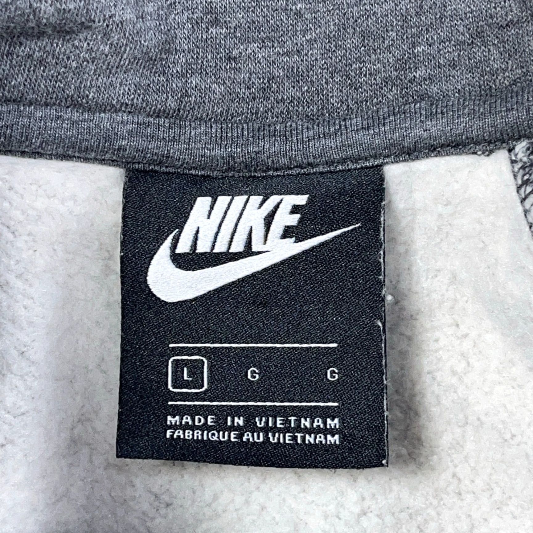 Nike Nike Sweatshirt Women Large Gray Cropped Pullover Quarter Zip Just Do It Size L / US 10 / IT 46 - 4 Thumbnail