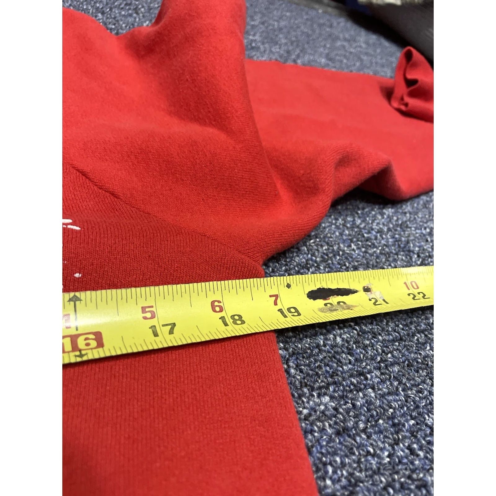 Jerzees VINTAGE Jerzees Sweatshirt Unisex Adults M Red USA 80s 90s Logo Pullover Cotton Polyester Fleece Size US M / EU 48-50 / 2 - 4 Thumbnail