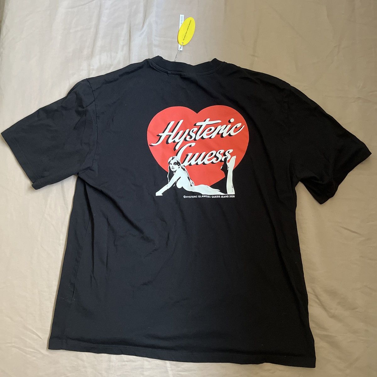 Hysteric Glamour hysteric glamour x guess black tee Size US M / EU 48-50 / 2 - 1 Thumbnail