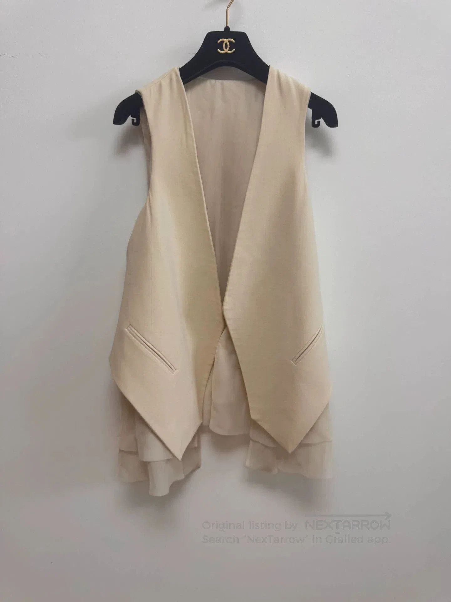 Brunello Cucinelli cream color faux layered vest by brunello cucinelli. Size US M / EU 48-50 / 2 - 1 Thumbnail
