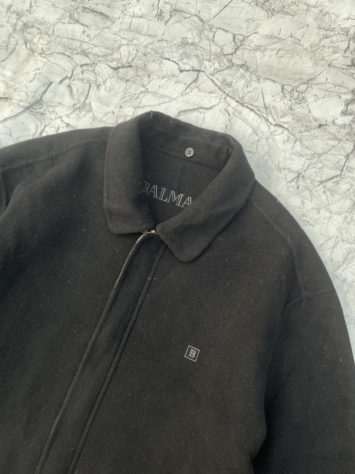 Balmain Vintage Archived Balmain Handmade Cashmere Wool Coat Size US XL / EU 56 / 4 - 3 Thumbnail