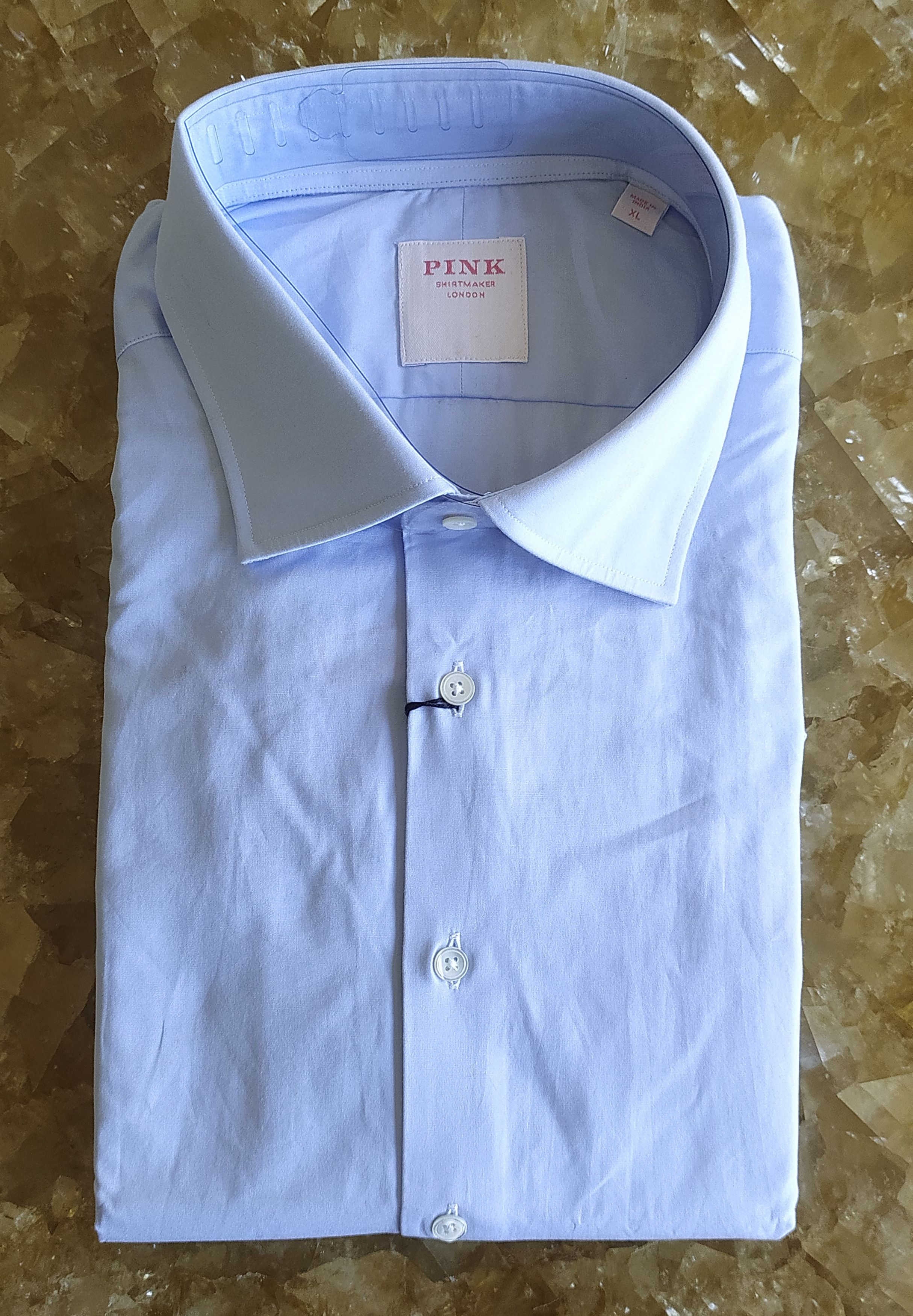 Thomas Pink Thomas Pink Formal Solid Cotton Shirt Free Shipping T/57 Size US XL / EU 56 / 4 - 1 Thumbnail