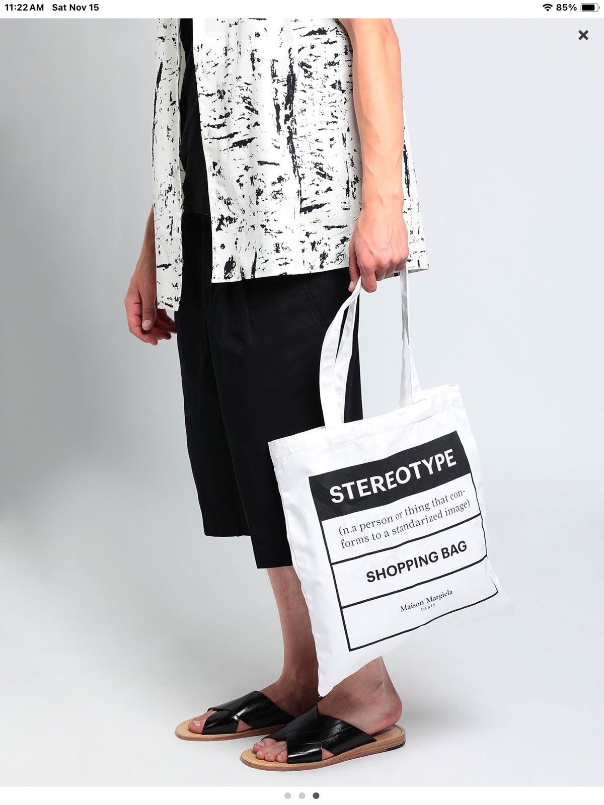 Maison Margiela Maison margiela stereotype tote bag accessory designer italy Size ONE SIZE - 6 Thumbnail