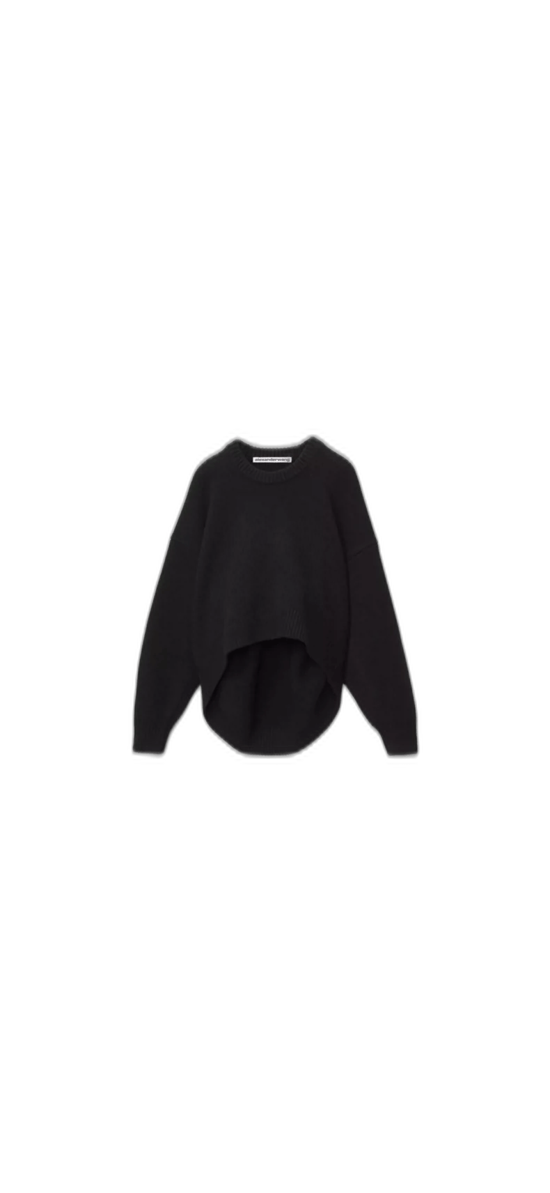 Alexander Wang Alexander Wang Black Oversized Sweater XS-yf Size US XS / EU 42 / 0 - 1 Thumbnail