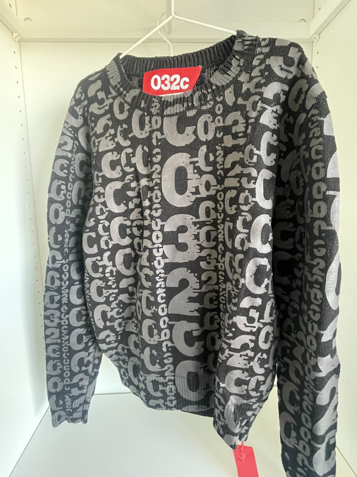 032c × Designer 032C knit sweater thermal Size US M / EU 48-50 / 2 - 2 Thumbnail