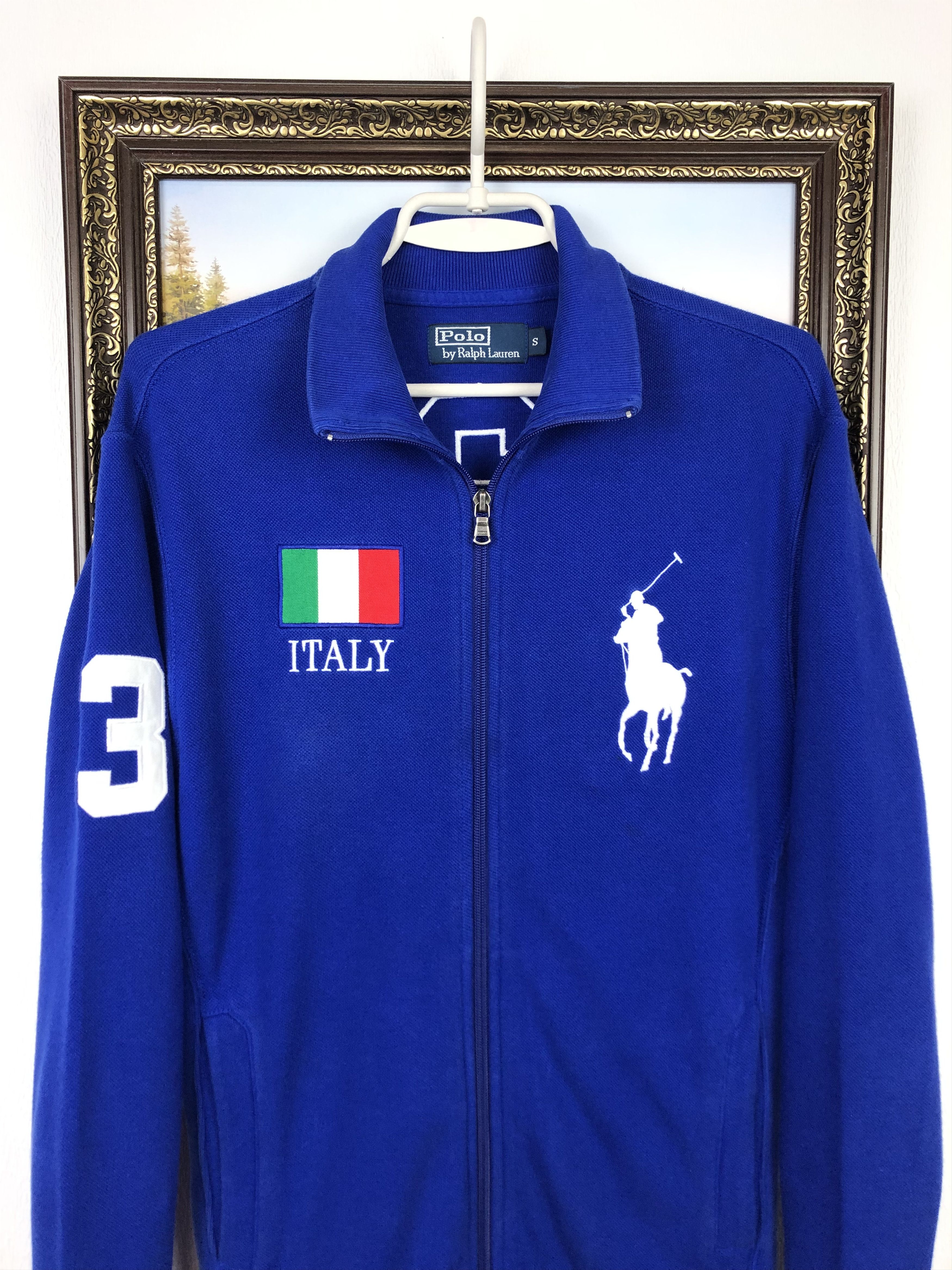 Polo Ralph Lauren Polo Ralph Lauren Big Pony Italy Track Top Mens Jacket #3 Size US S / EU 44-46 / 1 - 4 Thumbnail