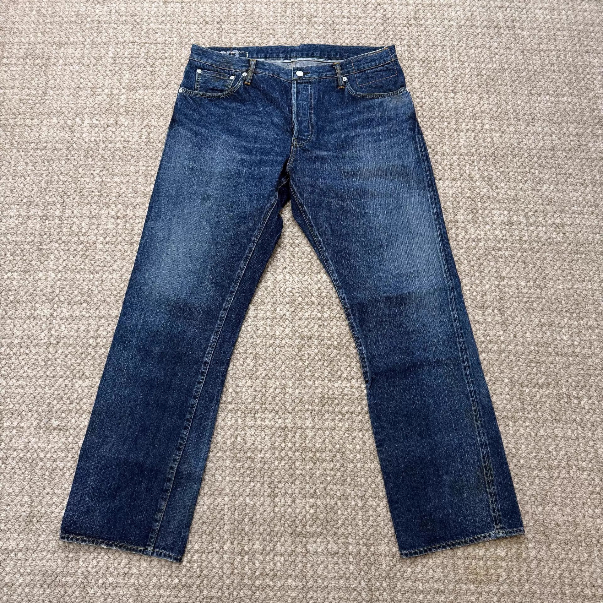 Visvim Visvim 19AW DRY3 Denim Oil Stain Distressed L Pat 4 Size US 34 / EU 50 - 1 Thumbnail