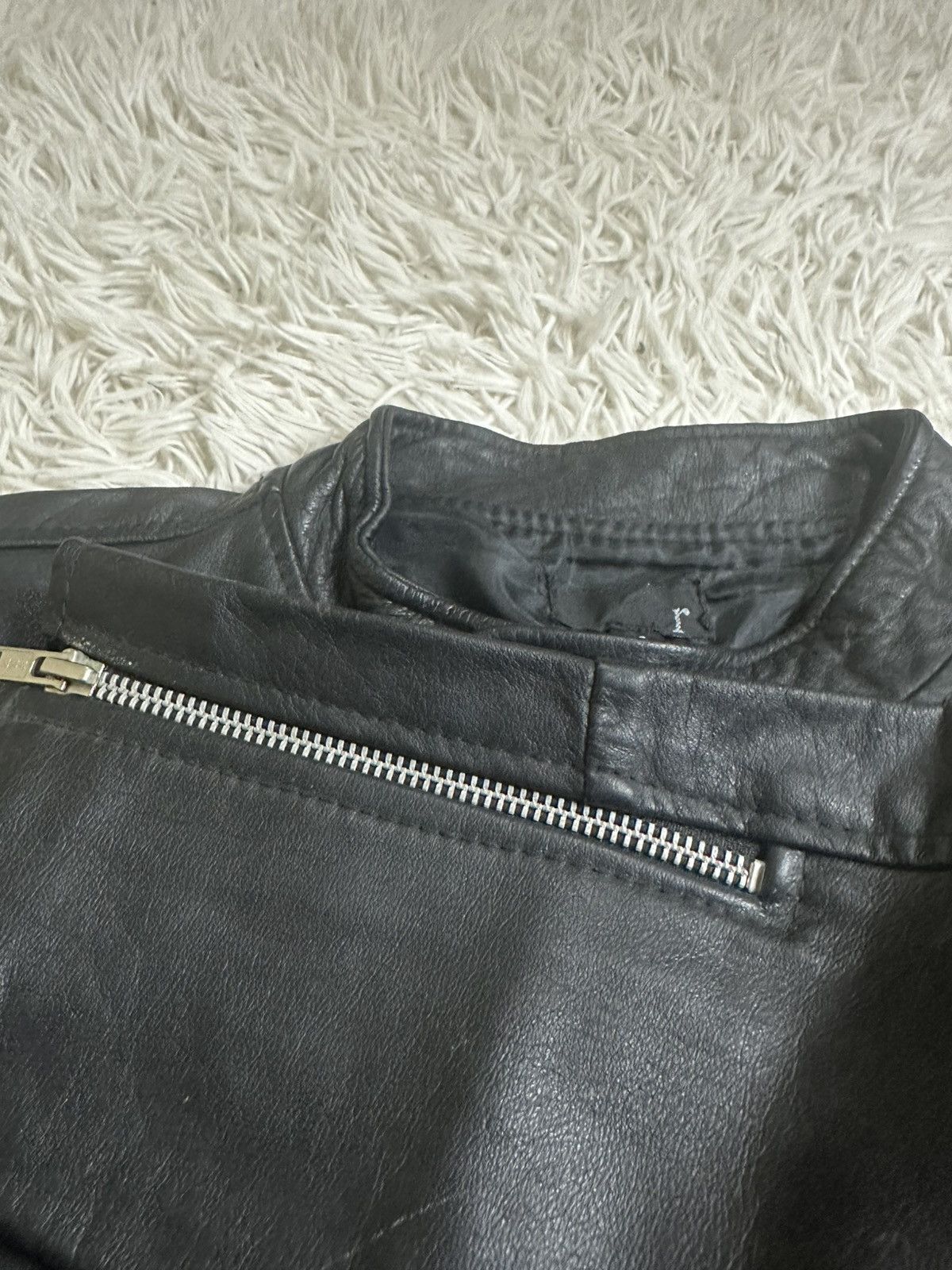 14th Addiction rare 2000s japanese brand by the "r" biker leather jacket Size US L / EU 52-54 / 3 - 3 Thumbnail