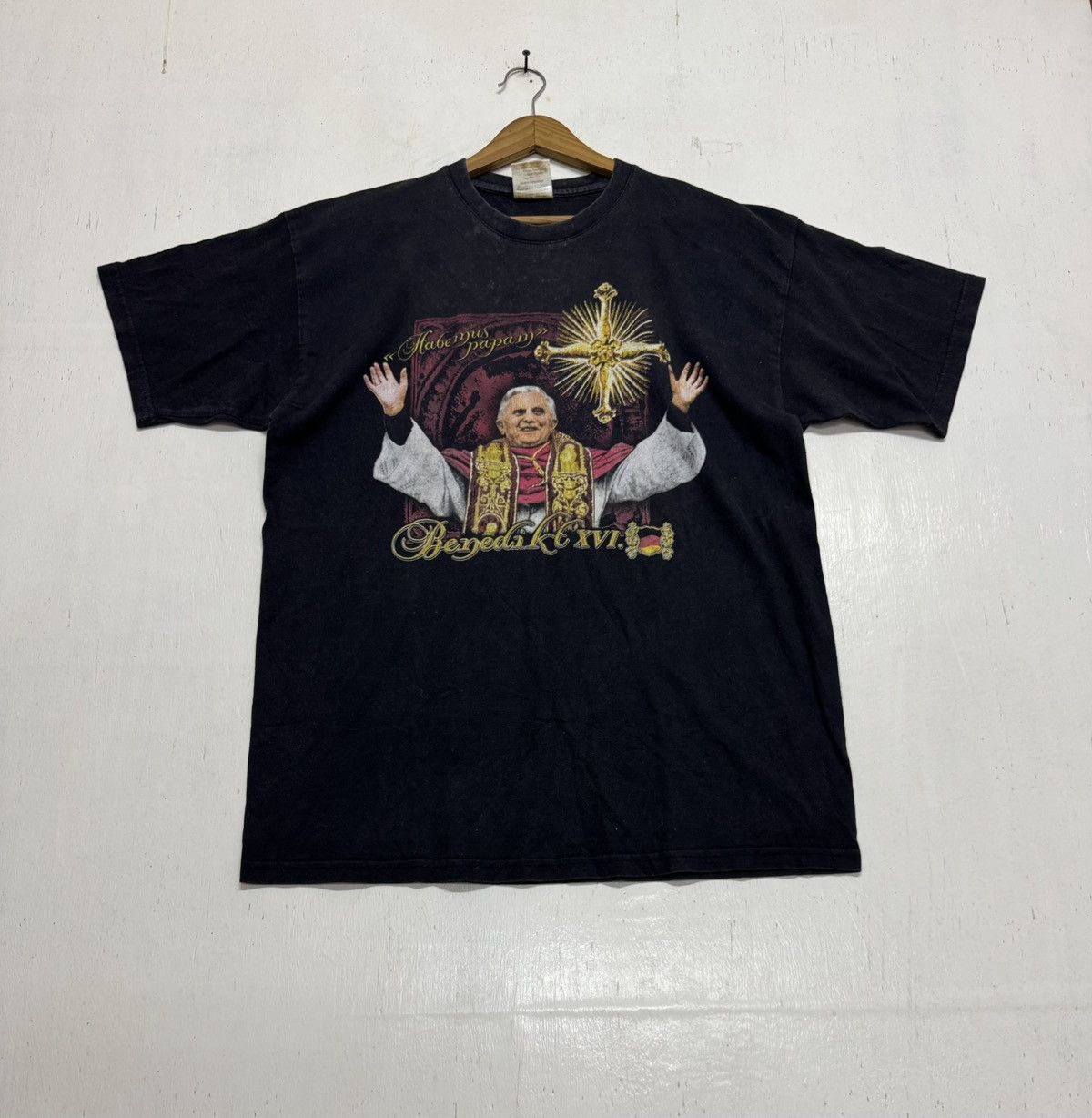 Band Tees × Rap Tees × Vintage Vintage Ben edikt xv Size US L / EU 52-54 / 3 - 1 Thumbnail