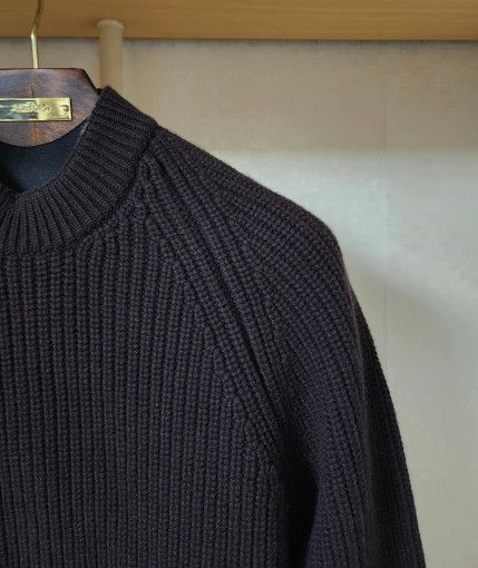 Tom Ford o1sm1stk0824 Cashmere Mockneck Knit Sweater in Navy Blue Size US M / EU 48-50 / 2 - 2 Thumbnail