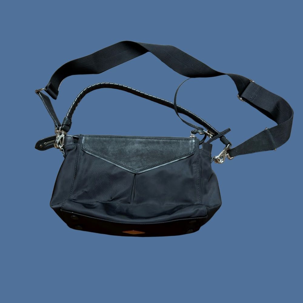 MZ Wallace VINTAGE mz wallace Crossbody Bag Suede / Nylon + Mini Makeup Bag Black Nylon Leather Size ONE SIZE - 1 Thumbnail