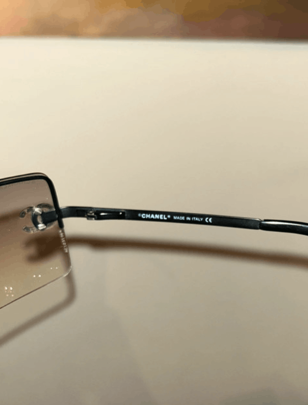 Chanel × Vintage CHANEL Sunglasses 4092-B Rimless Rhinestone 4017 Vintage Size ONE SIZE - 5 Thumbnail