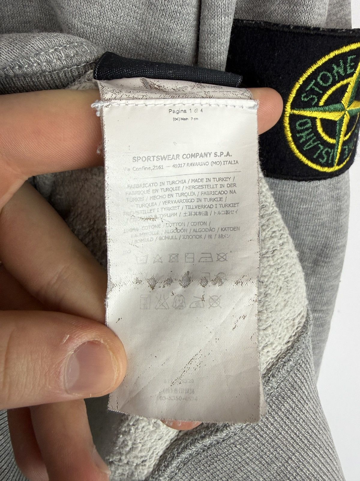 Stone Island Grey Stone Island sweatshirt Size US M / EU 48-50 / 2 - 8 Thumbnail
