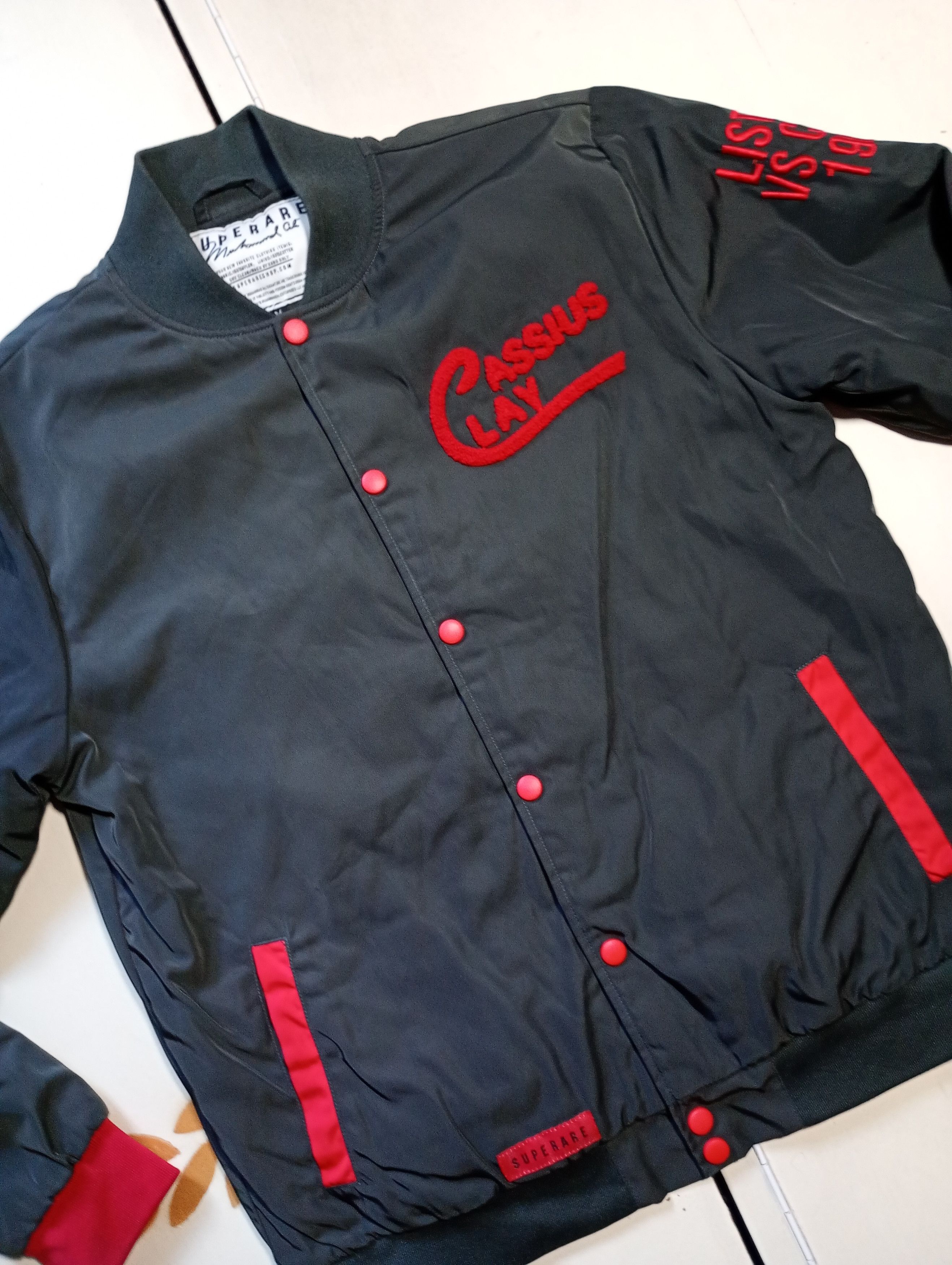 Vintage Superare x Muhammad Ali Cassius Clay Bomber Jacket Size US M / EU 48-50 / 2 - 5 Thumbnail