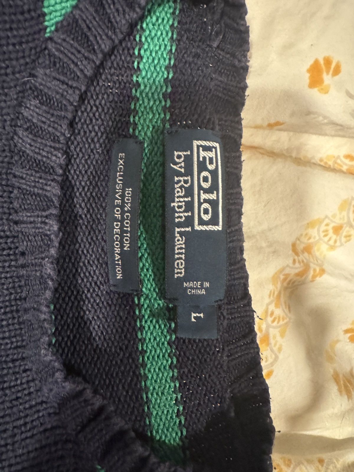 Polo Ralph Lauren striped wool sweater Size US L / EU 52-54 / 3 - 2 Thumbnail