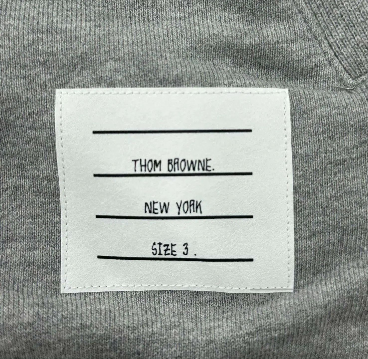 Thom Browne Thom Browne Gray Classic Hoodie. Size US L / EU 52-54 / 3 - 4 Thumbnail