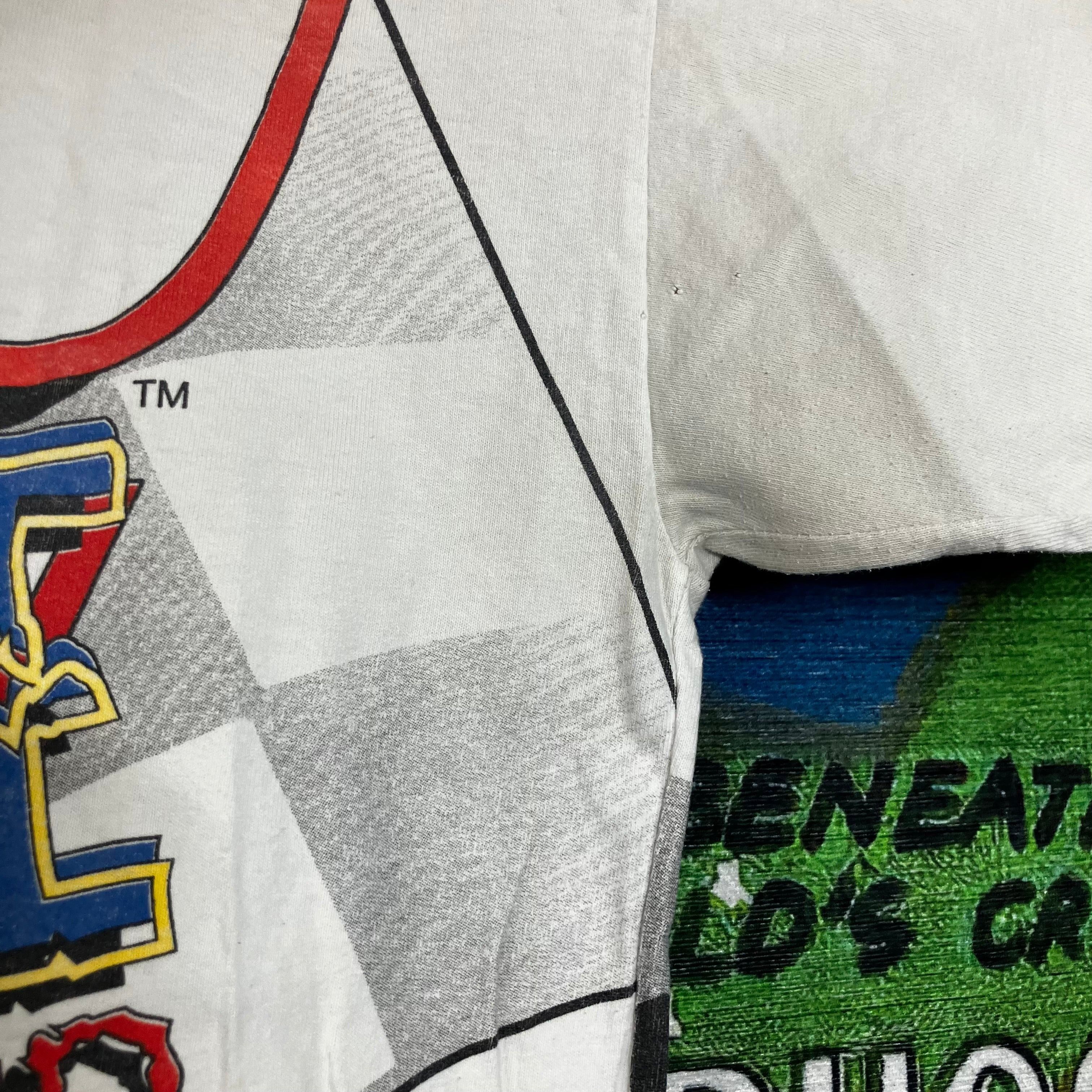 NASCAR × Vintage Vintage 90s 1997 Rusty Wallace Nascar AOP Tee Size 2XL Size US XXL / EU 58 / 5 - 4 Thumbnail
