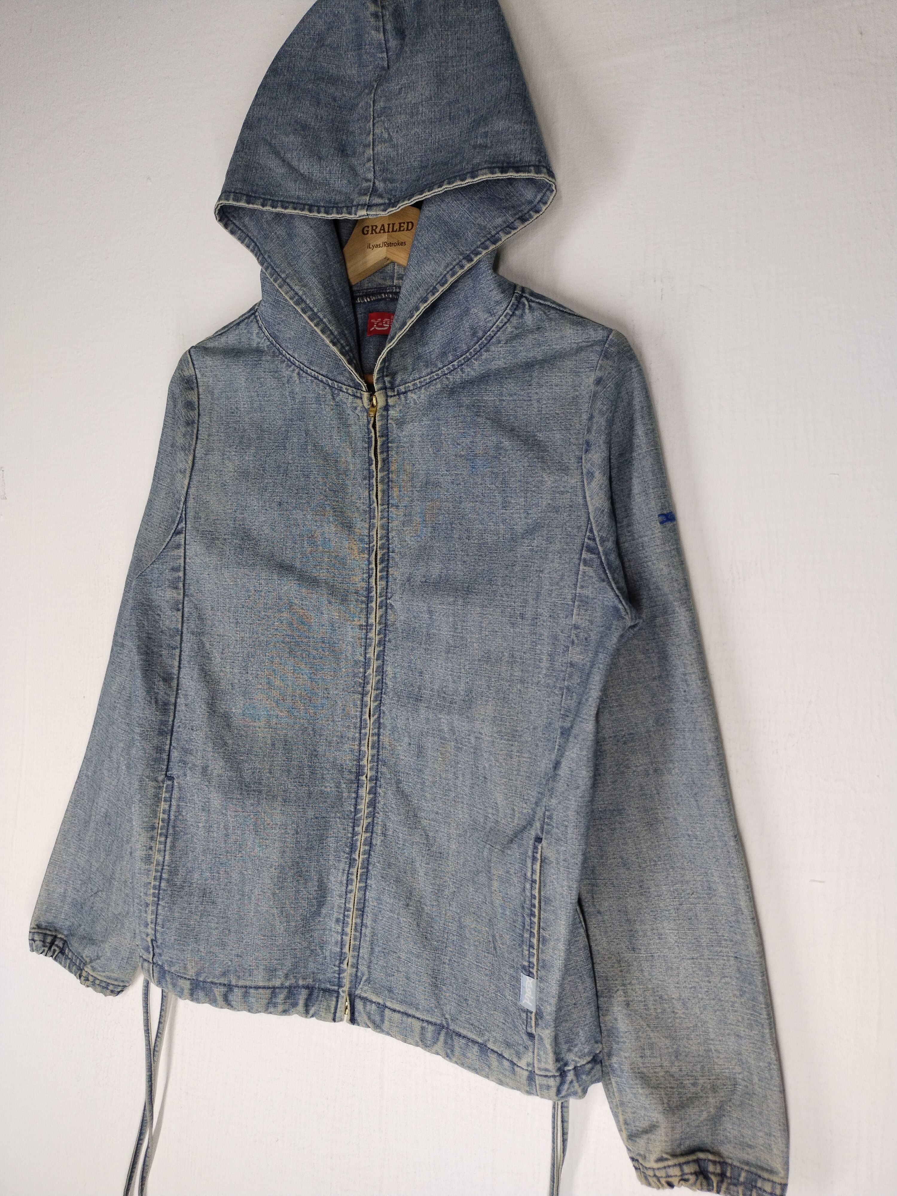 Japanese Brand Vintage X-Girl Japanese Brand Wash Acid Wash Hoodie Jacket Size US M / EU 48-50 / 2 - 2 Thumbnail