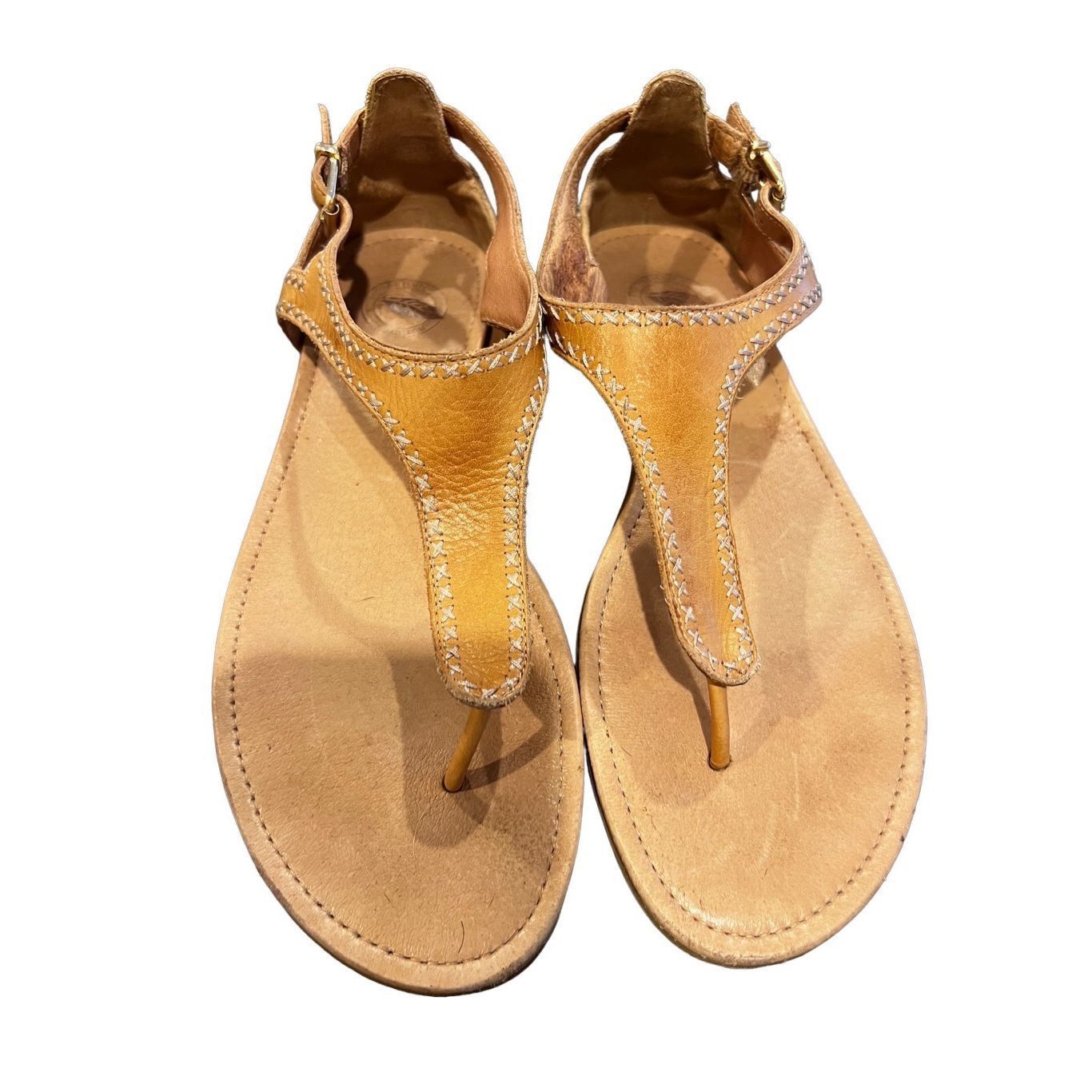 Clarks Nature Leather Sandals Sise 9 Size US 7 / IT 37 - 3 Thumbnail