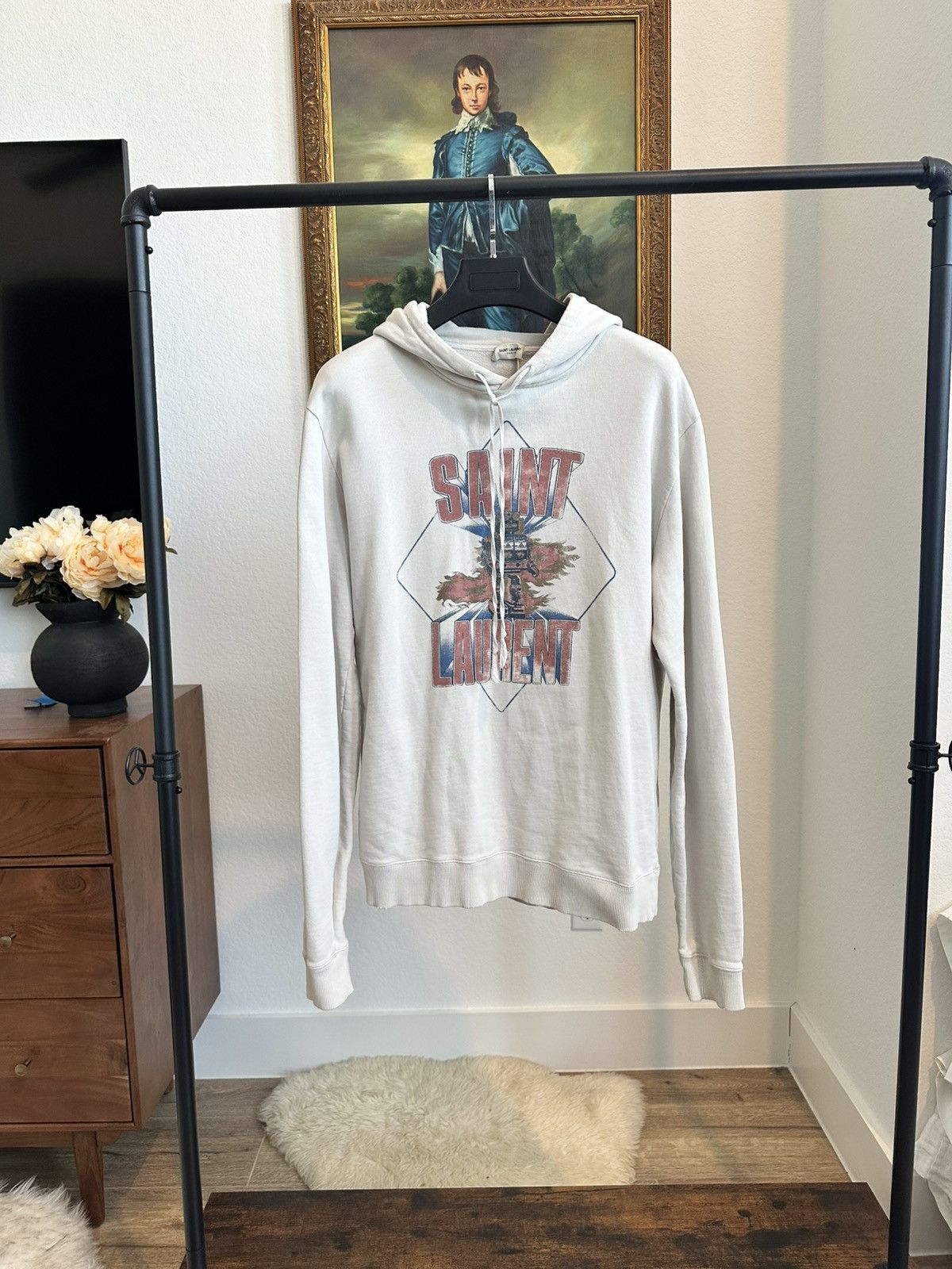 Yves Saint Laurent Yves Saint Laurent Robot Destroy Graphic Hoodie. Size L. Size US L / EU 52-54 / 3 - 1 Thumbnail