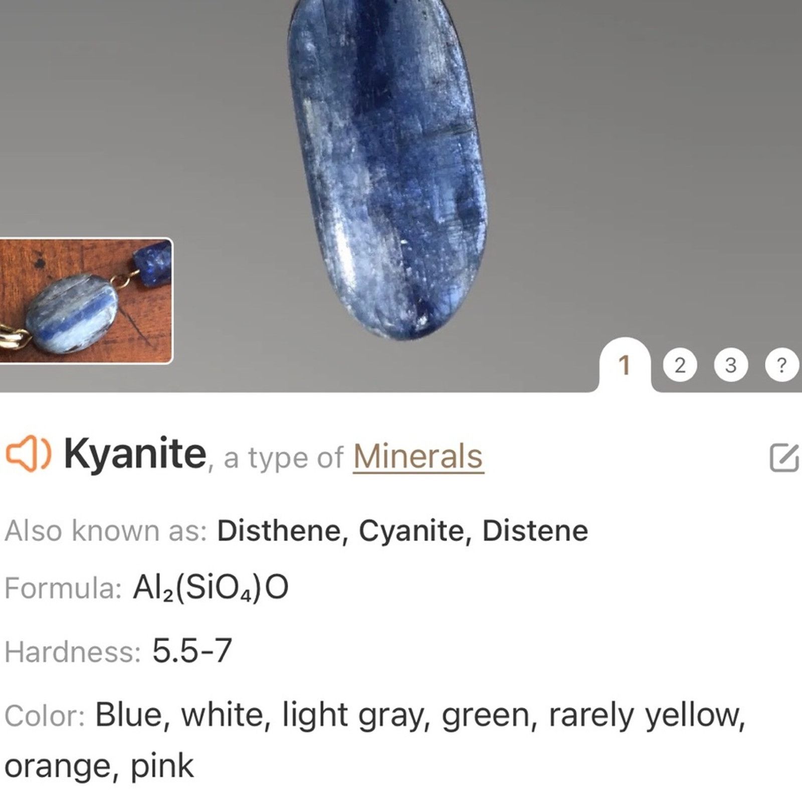 Handmade Handcrafted recycled material sodalite accent necklace Size ONE SIZE - 11 Thumbnail