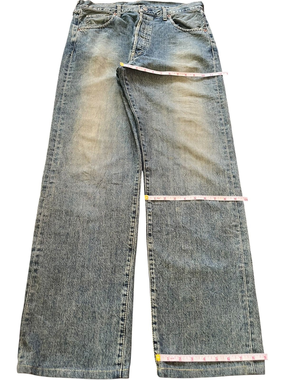 Levi's Vintage 80s Levis 503B Big E Selvedge Mud Wash Baggy Jeans Size US 33 - 8 Thumbnail
