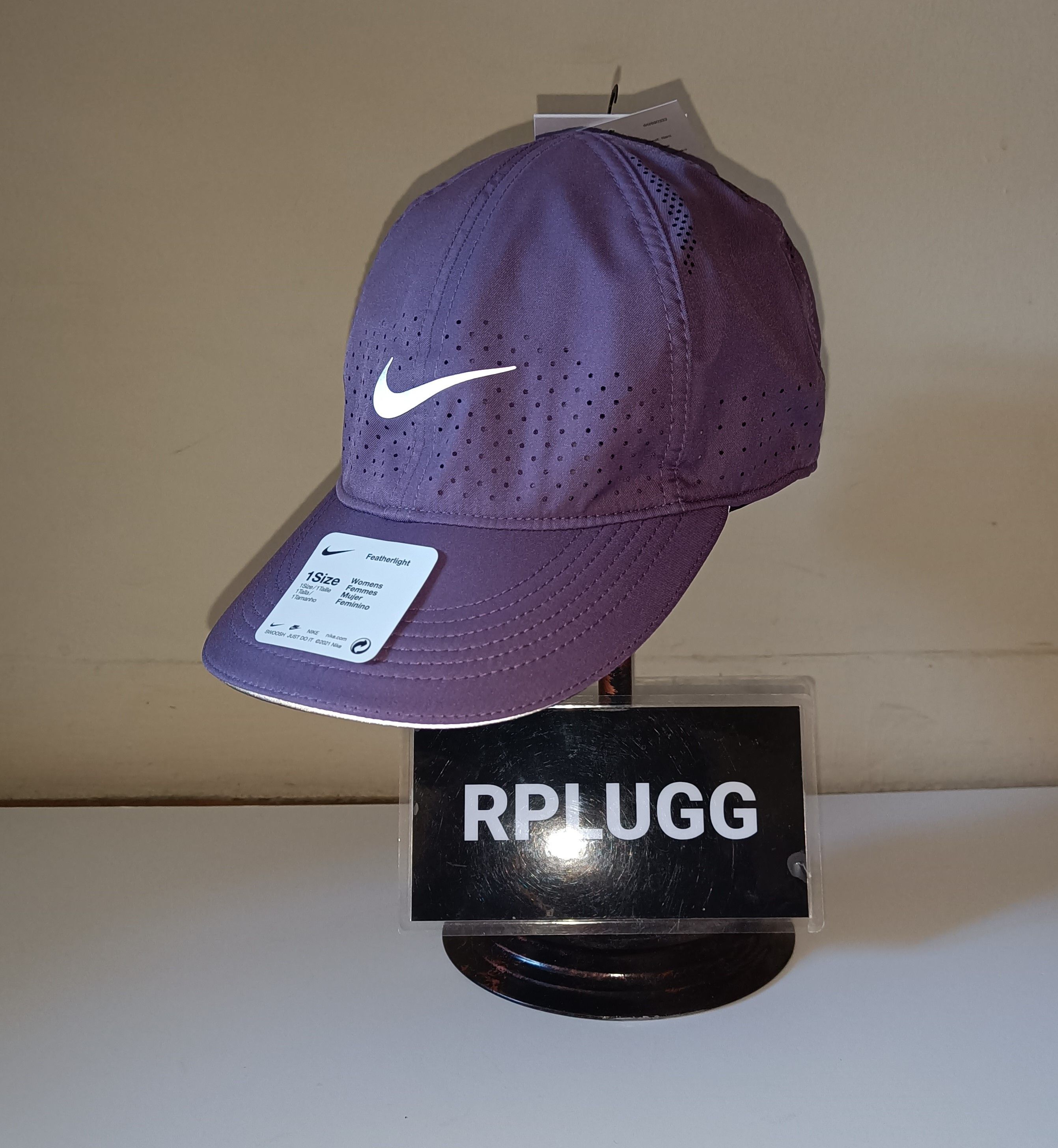 Nike Nike Featherlight Running Cap Purple Size ONE SIZE - 6 Thumbnail