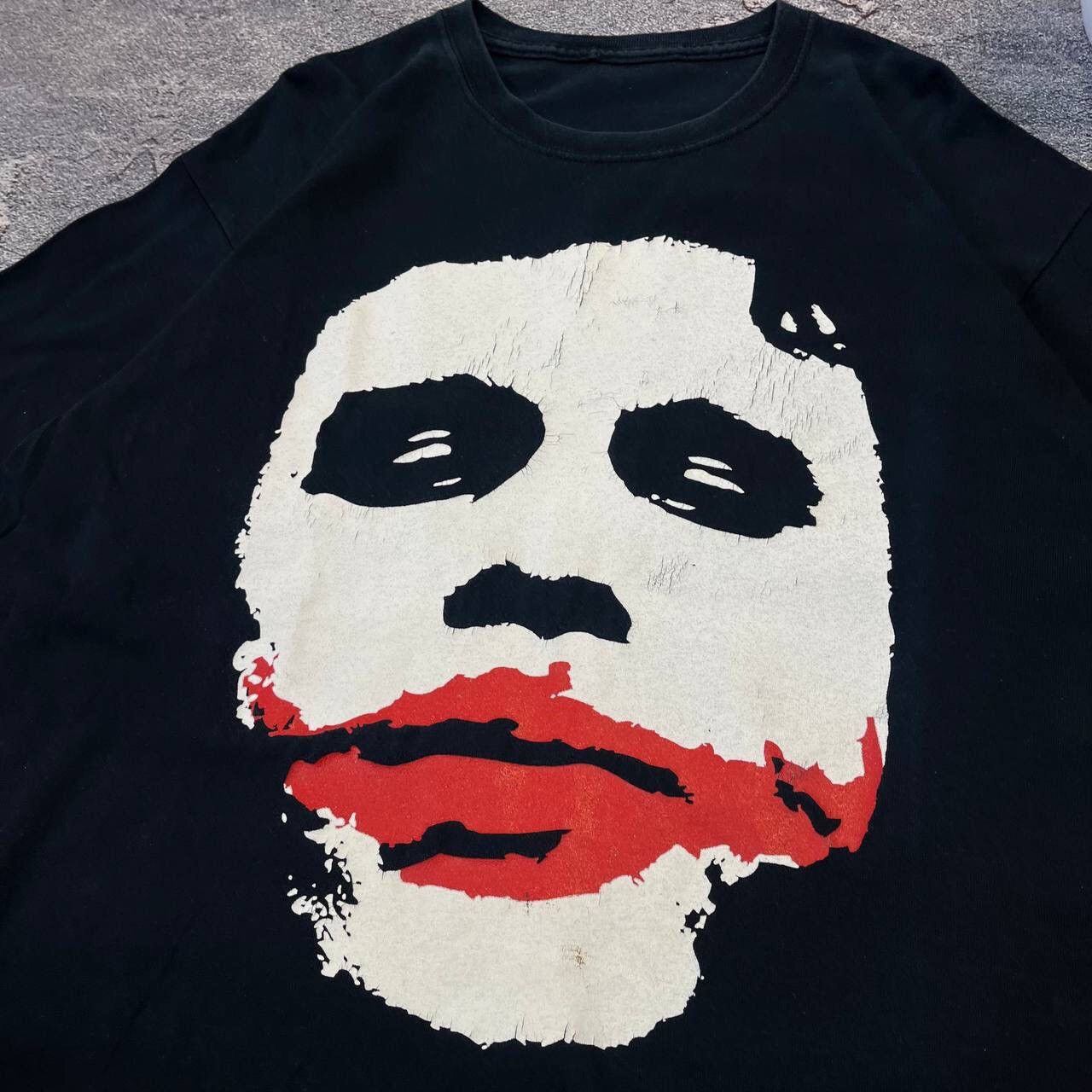 Vintage Vintage 90s Joker The Dark Knight Cotton T-Shirt DC Comics Size US L / EU 52-54 / 3 - 11 Thumbnail