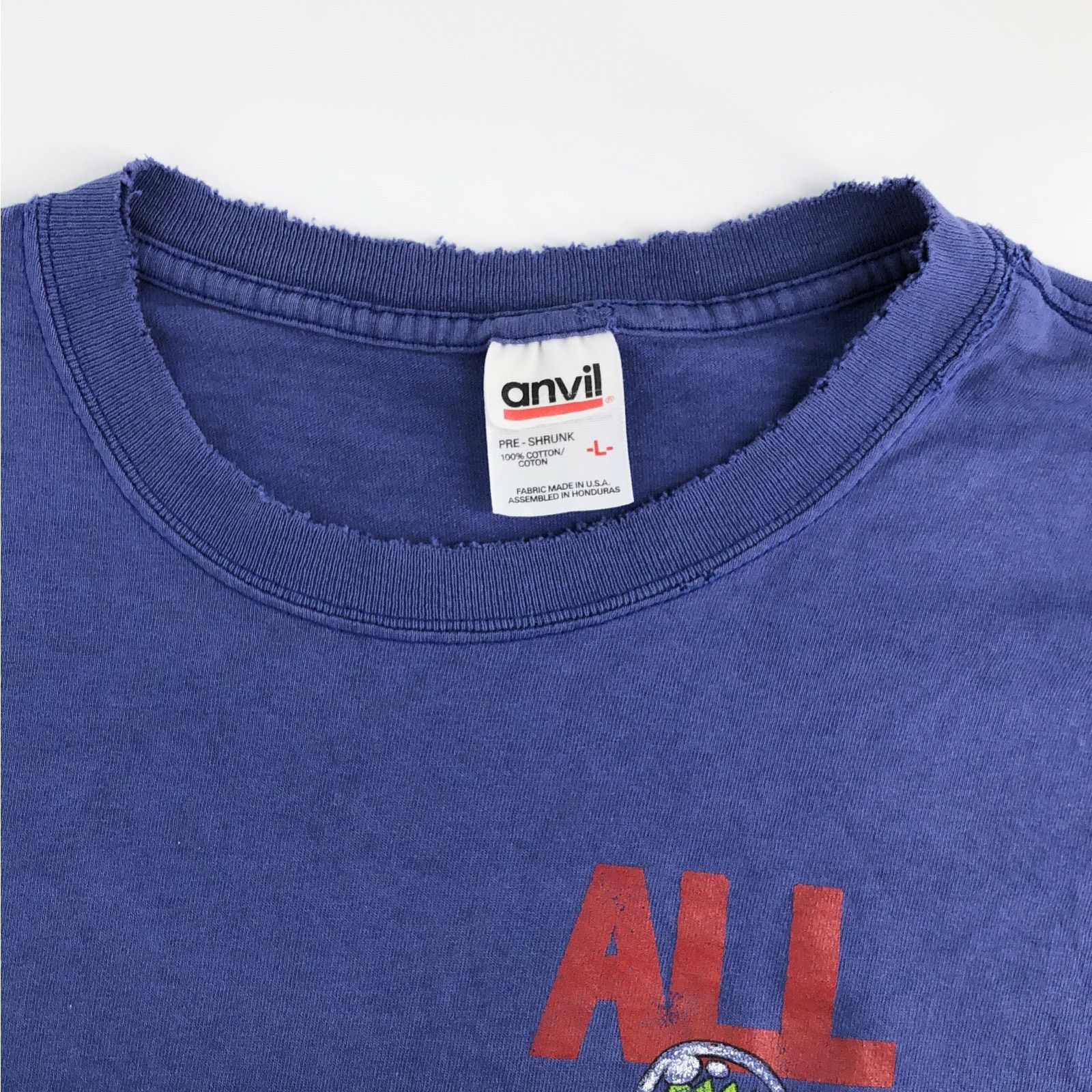 Anvil × Vintage ALL Problematic 2000 concert tour band tshirt Y2K vintage Size US L / EU 52-54 / 3 - 5 Thumbnail