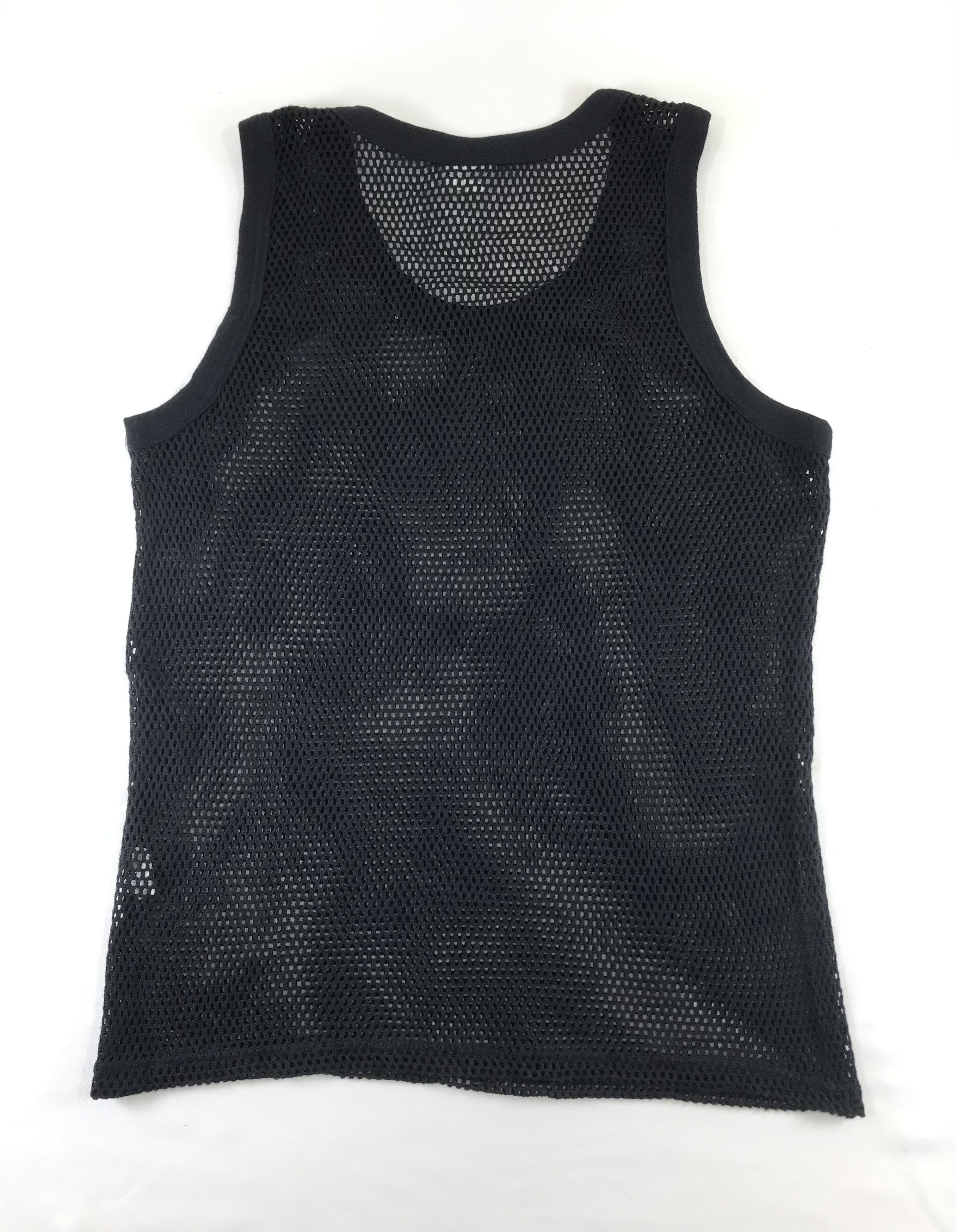 Japanese Brand Vintage Mesh Barcedos Black Tank Top Size US L / EU 52-54 / 3 - 2 Thumbnail