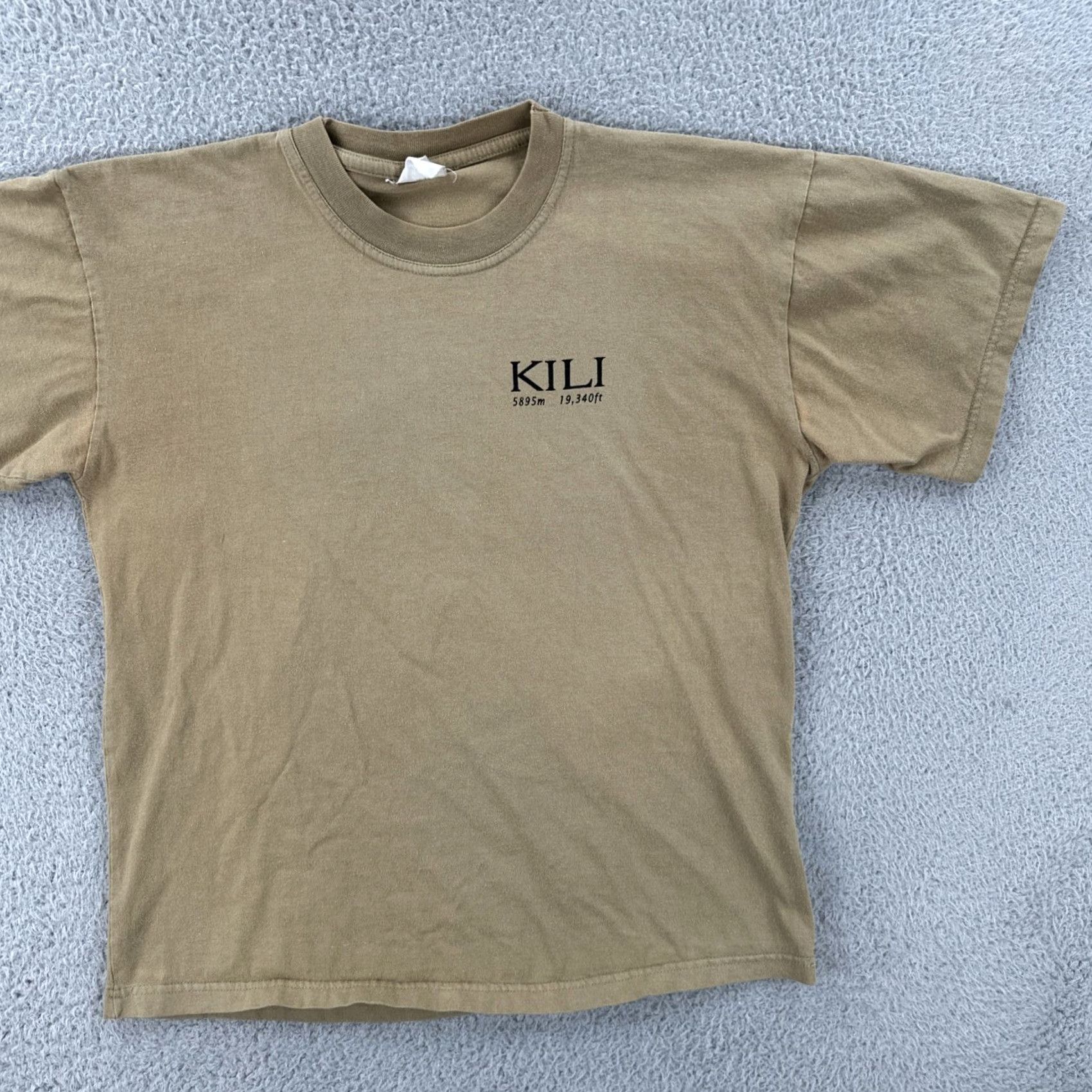 Vintage VINTAGE Kilimanjaro Men’s Small Brown T Shirt Mount Kilimanjaro Africa Shirt Mens Short Sleeve Crew Neck 90s Outdoor Africa Brown Size US S / EU 44-46 / 1 - 3 Thumbnail