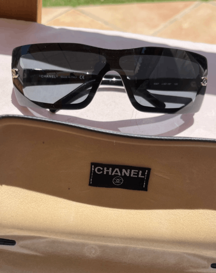 Chanel CHANEL Sunglasses 5067 Rimless Rhinestones Size ONE SIZE - 4 Thumbnail