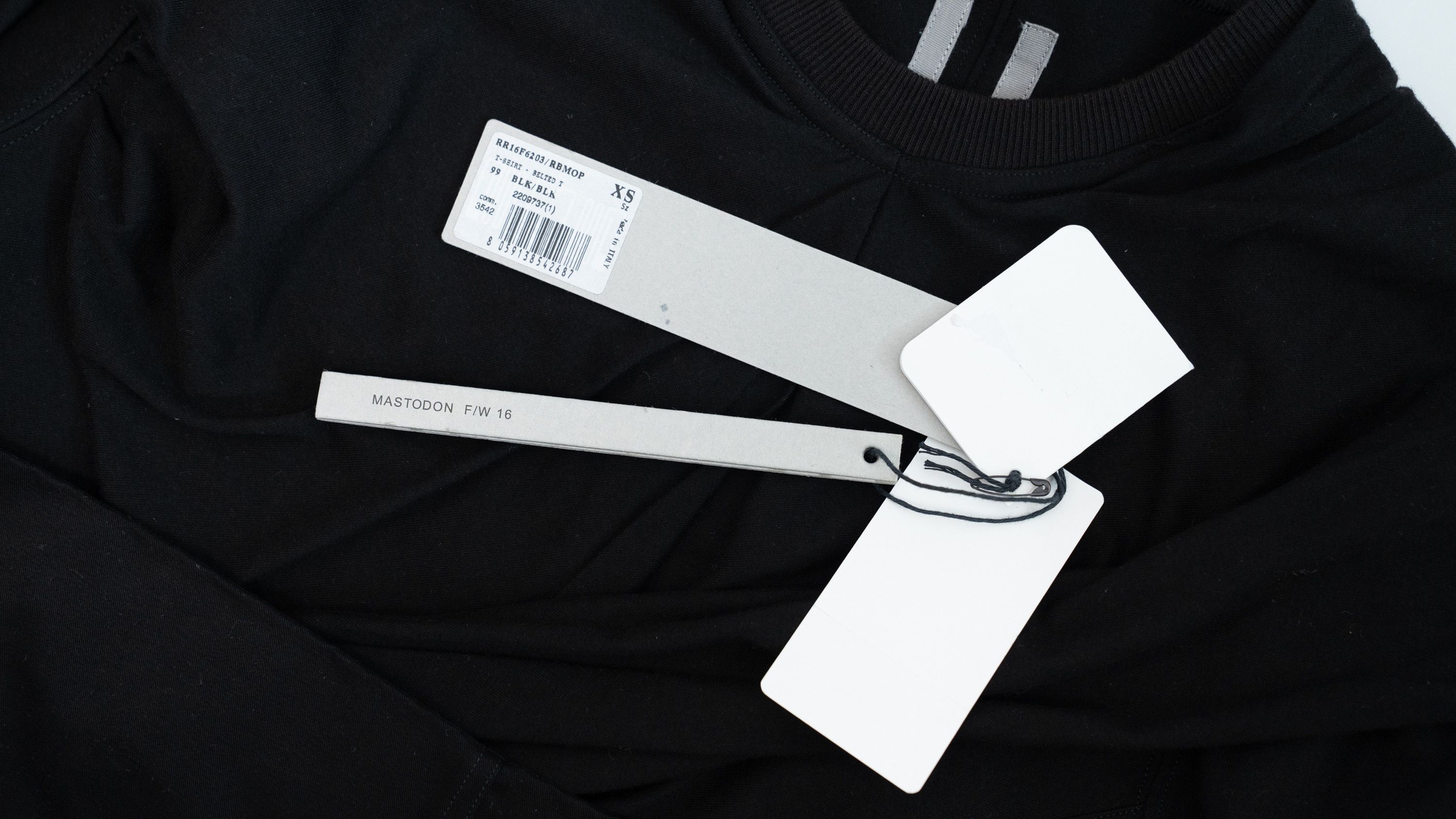 Rick Owens [NEW] 2016FW MASTODON BELTED T Runway Collection Size US S / EU 44-46 / 1 - 9 Thumbnail