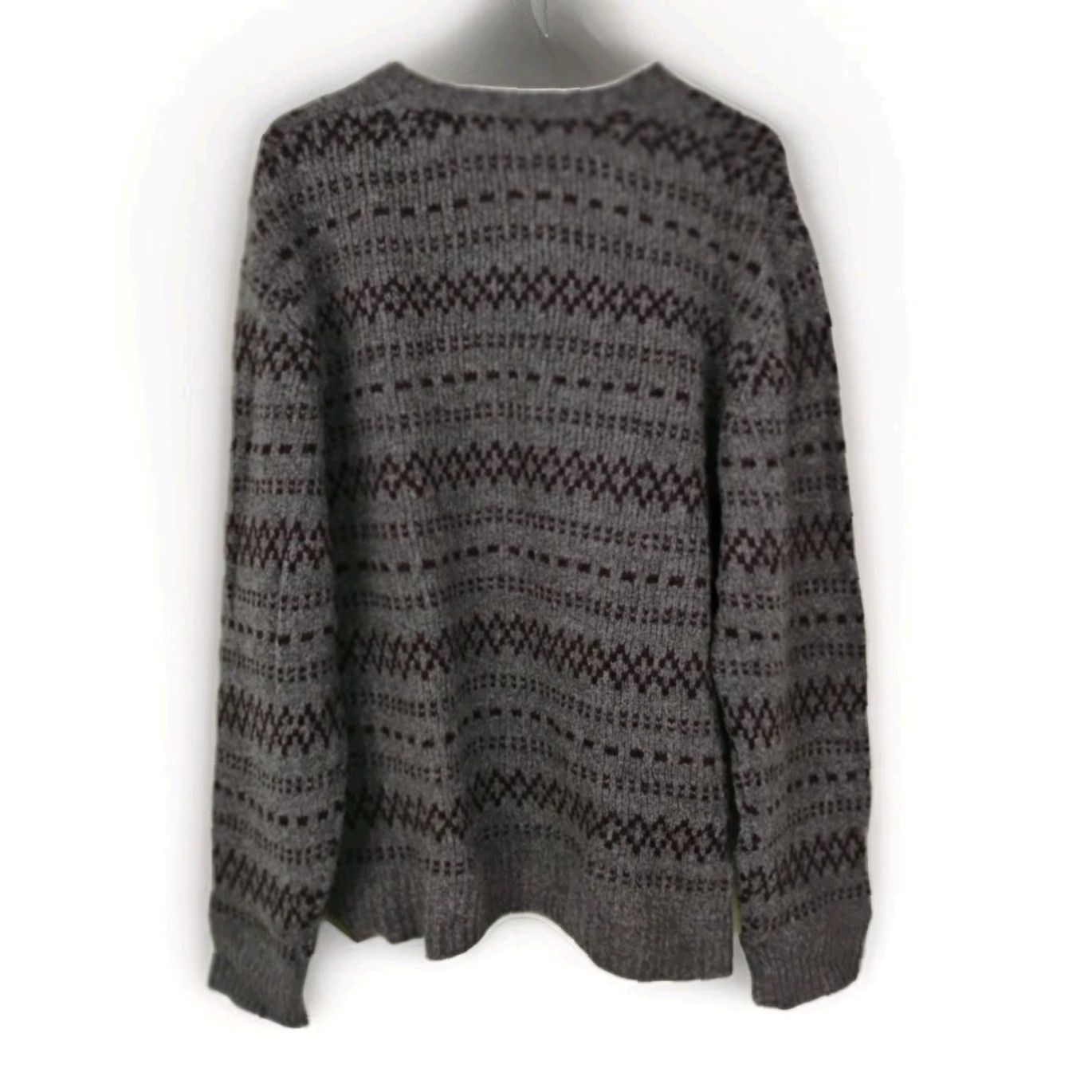 Banana Republic Banana Republic Wool Blend Knit Long Sleeve Sweater Mens XL Gray Size US XL / EU 56 / 4 - 2 Thumbnail