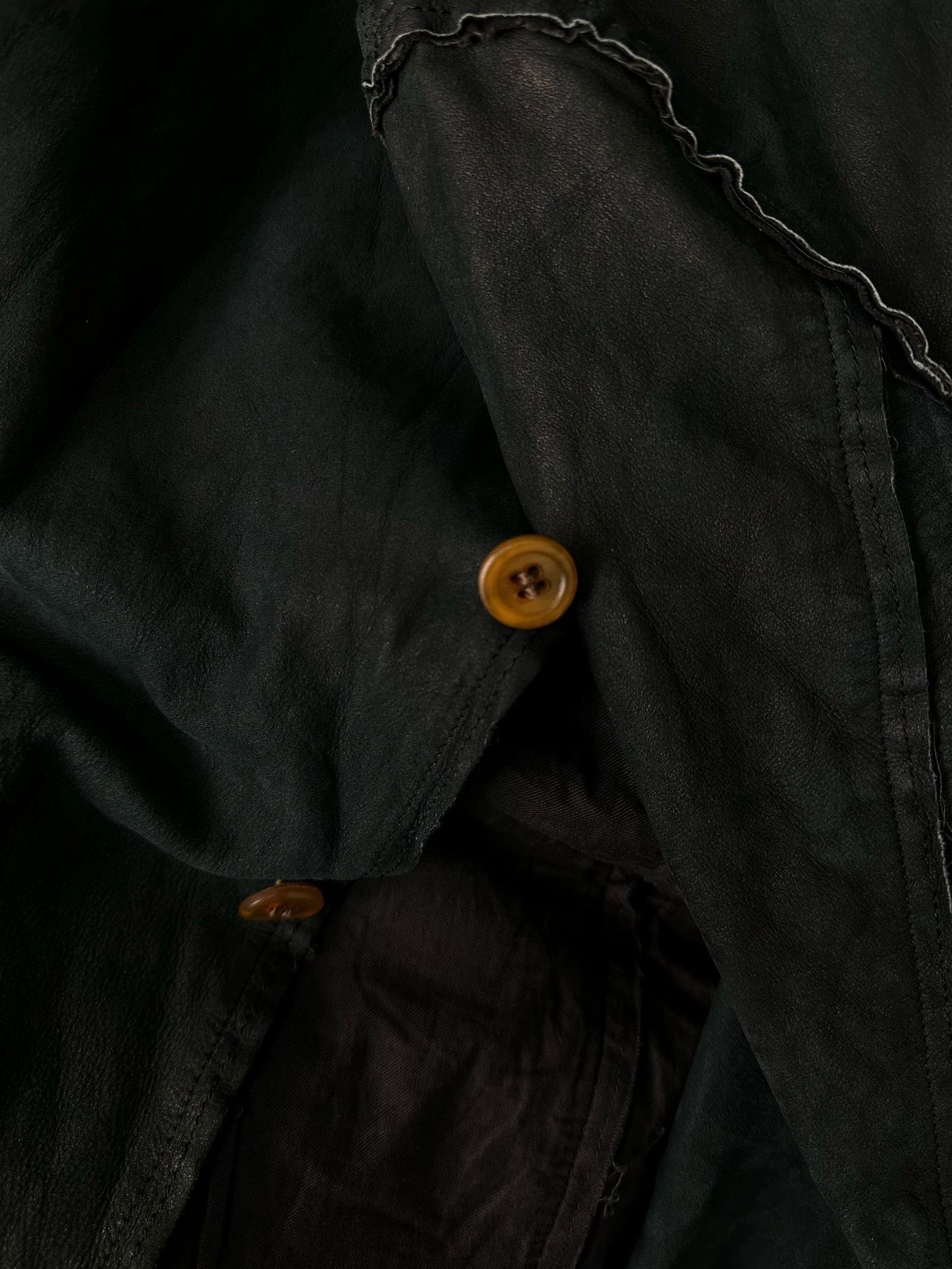 Comme des Garcons Comme des Garçons 02AW Torn Leather Runway Jacket Size US S / EU 44-46 / 1 - 7 Thumbnail