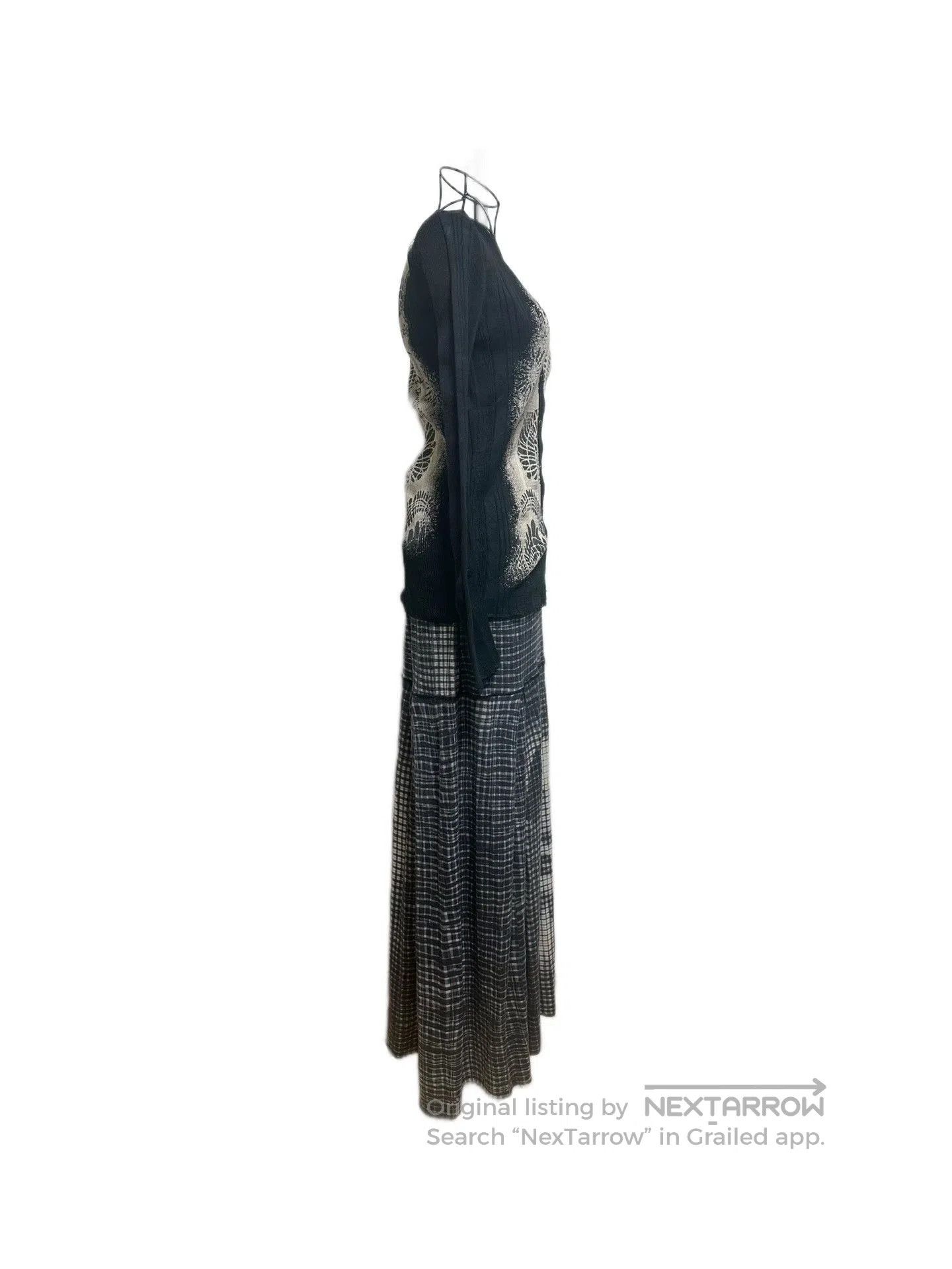 Jean Paul Gaultier Jean Paul Gaultier Portrait Mosaic Midi Skirt. Size M / US 6-8 / IT 42-44 - 3 Thumbnail