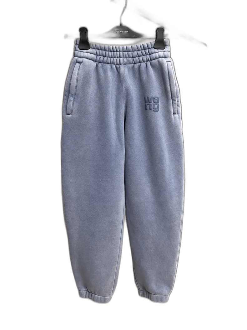 Alexander Wang Alexander Wang Fog Blue Logo Sweatpants Size 22" - 1 Thumbnail
