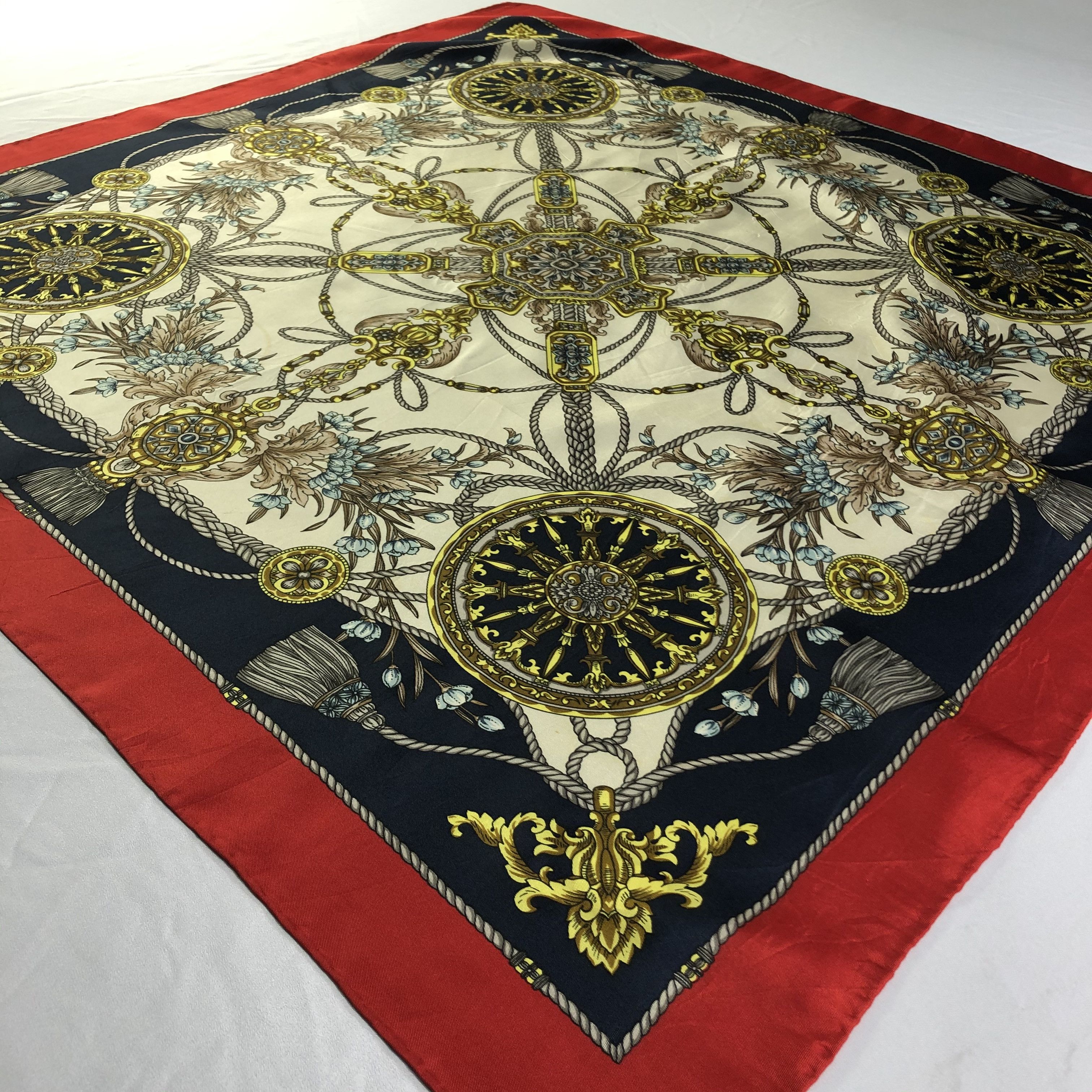 Vintage Vintage Silk Scarf Size ONE SIZE - 4 Thumbnail