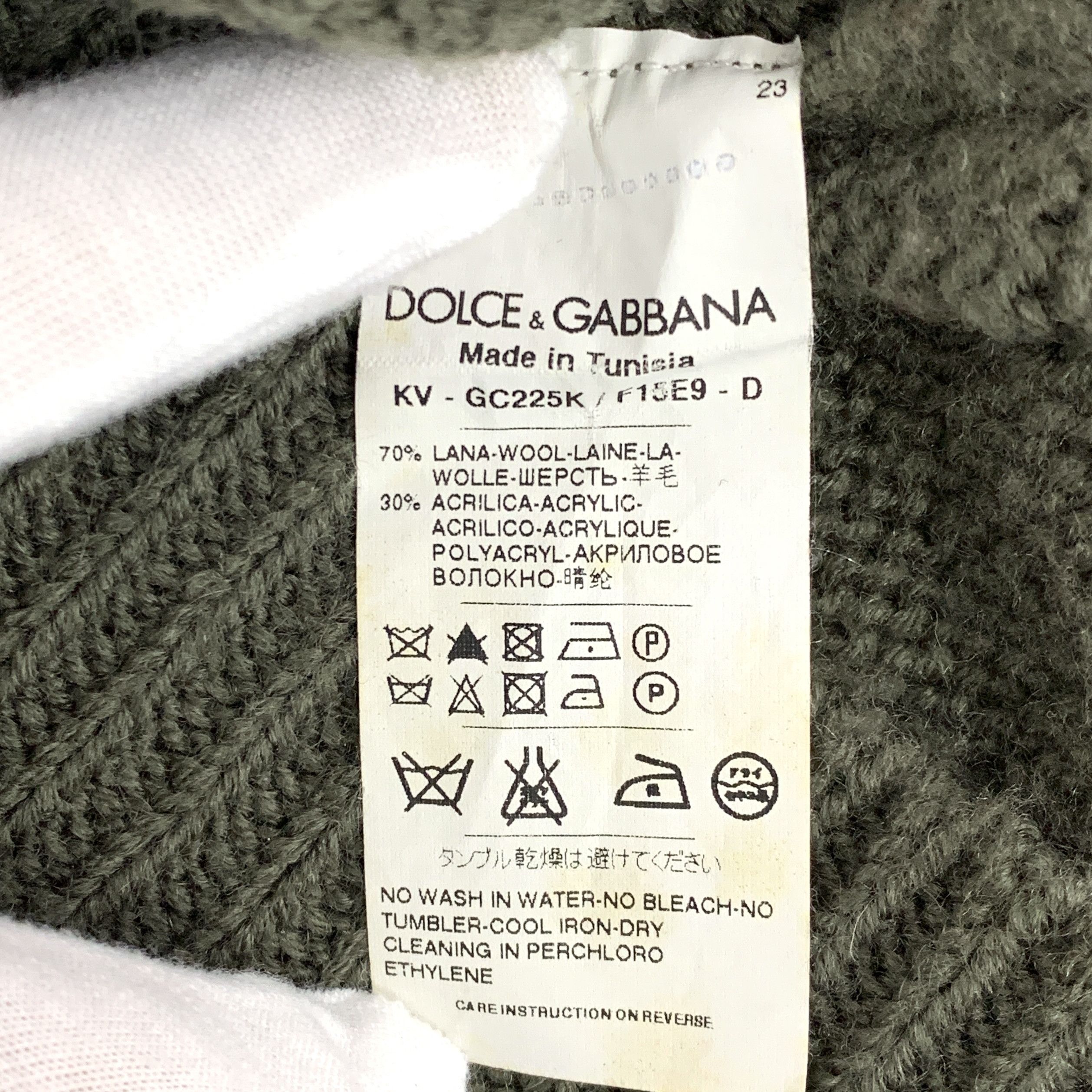 Dolce & Gabbana Dolce & Gabbana Colorblock Wool Knit Size US S / EU 44-46 / 1 - 2 Thumbnail
