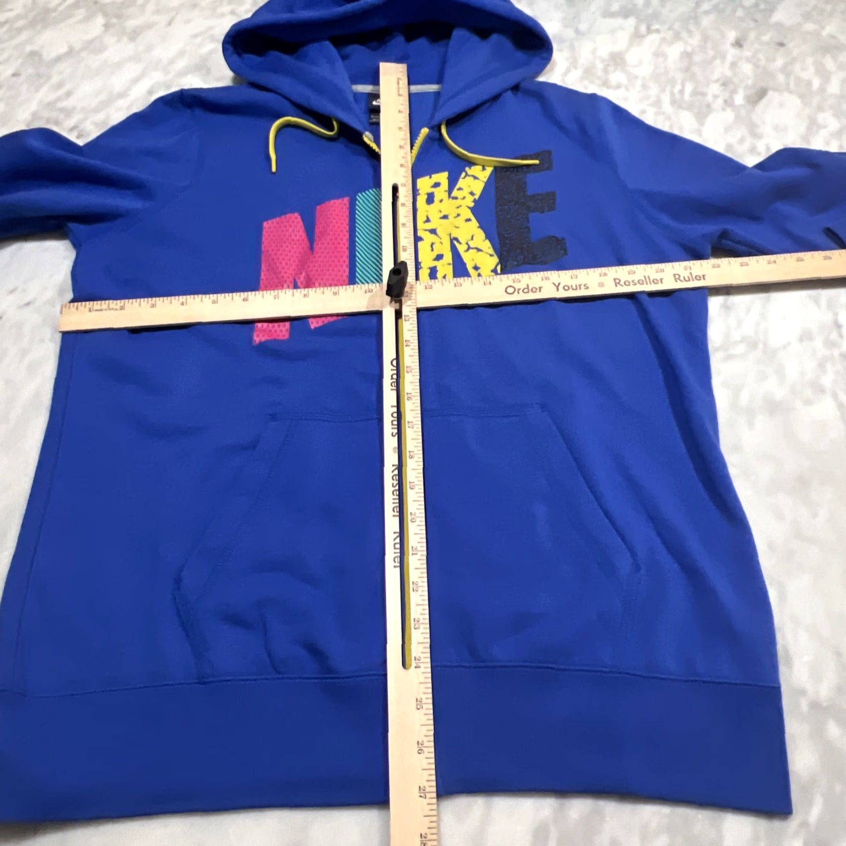 Nike VINTAGE Nike Hoodie Full Zip Shirt Men XL Blue 678888-480 90s Graphic Pockets Basketball Gym Size US XL / EU 56 / 4 - 6 Thumbnail